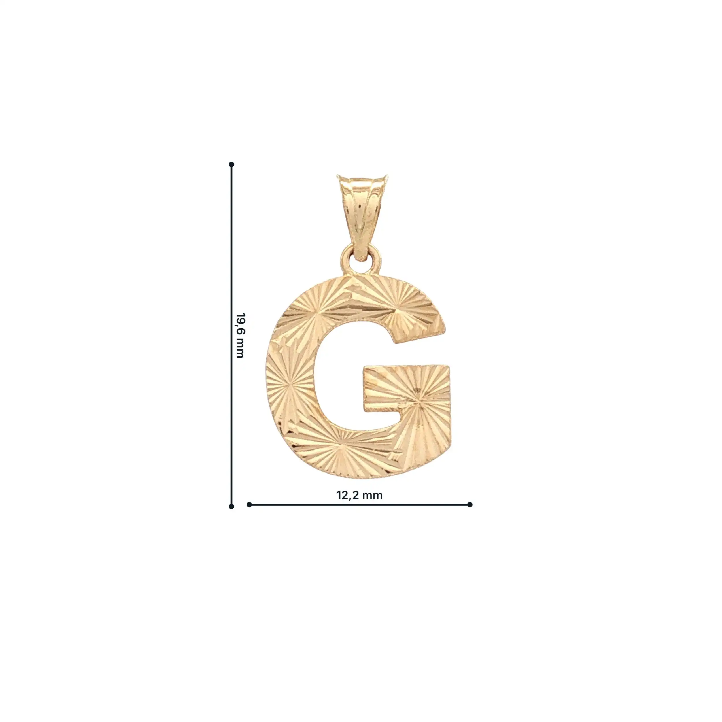 Anhänger Gelbgold "G"