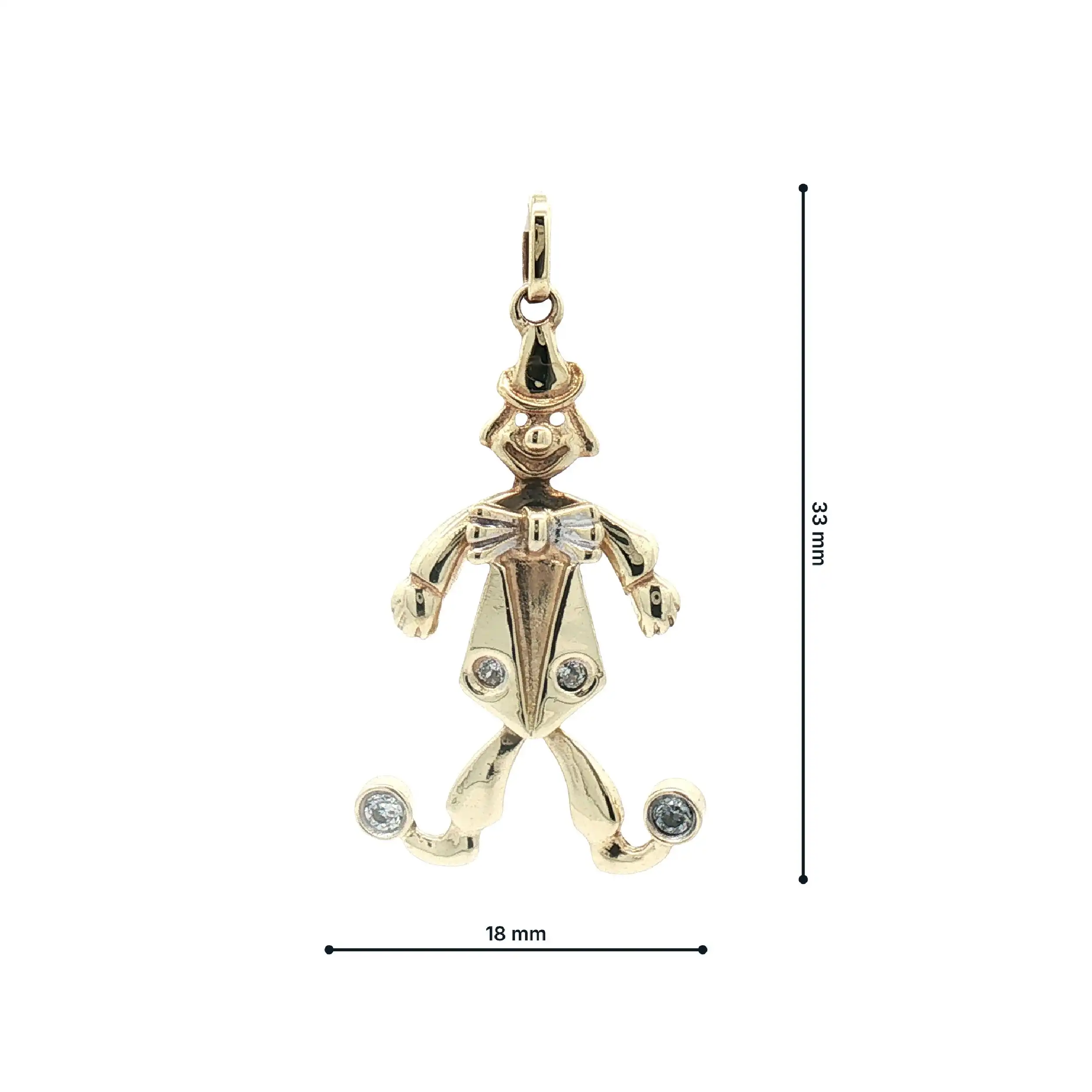 Anhänger Bicolor mit Zirkonia