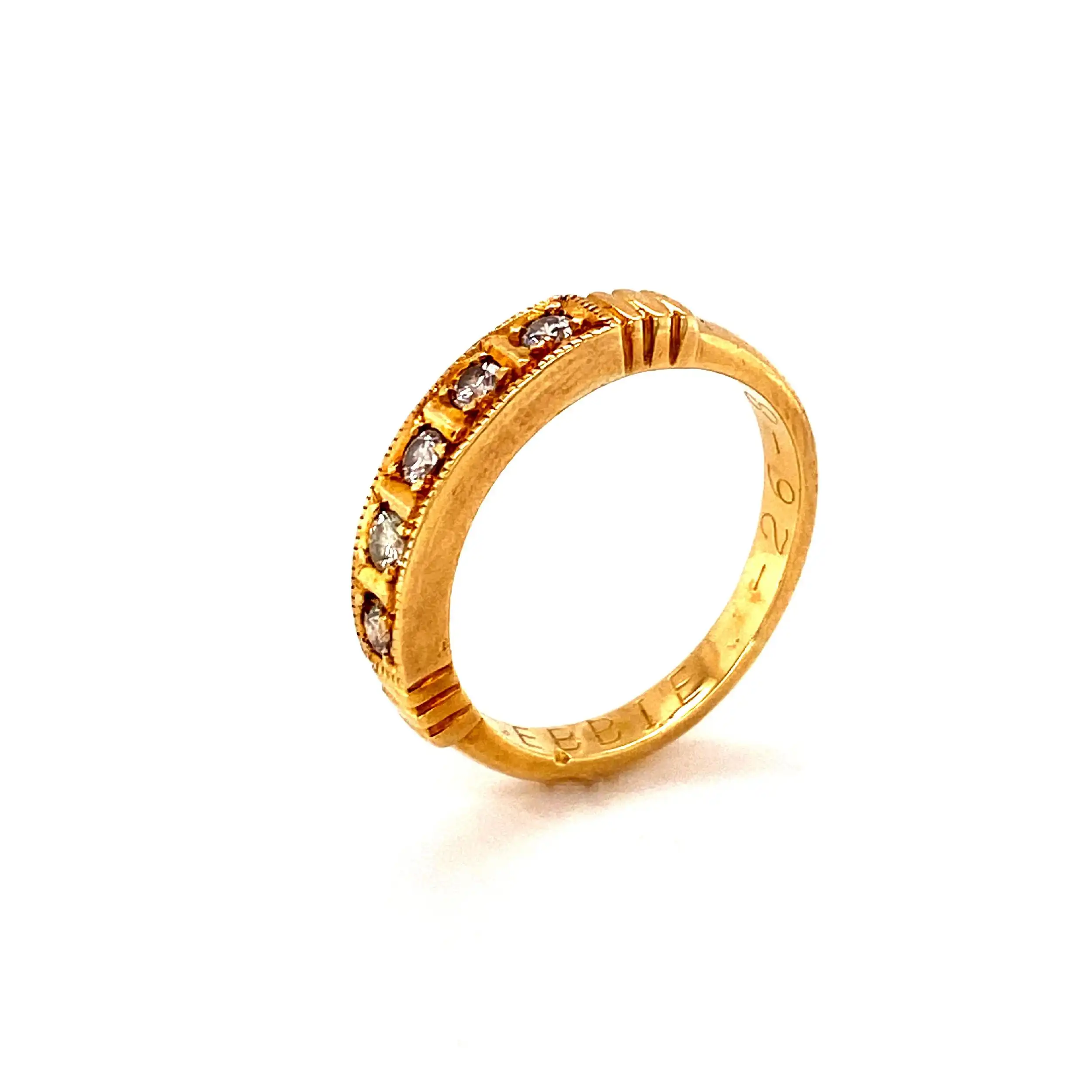 Ring Gelbgold mit Brillanten Ring Gelbgold mit Brillanten