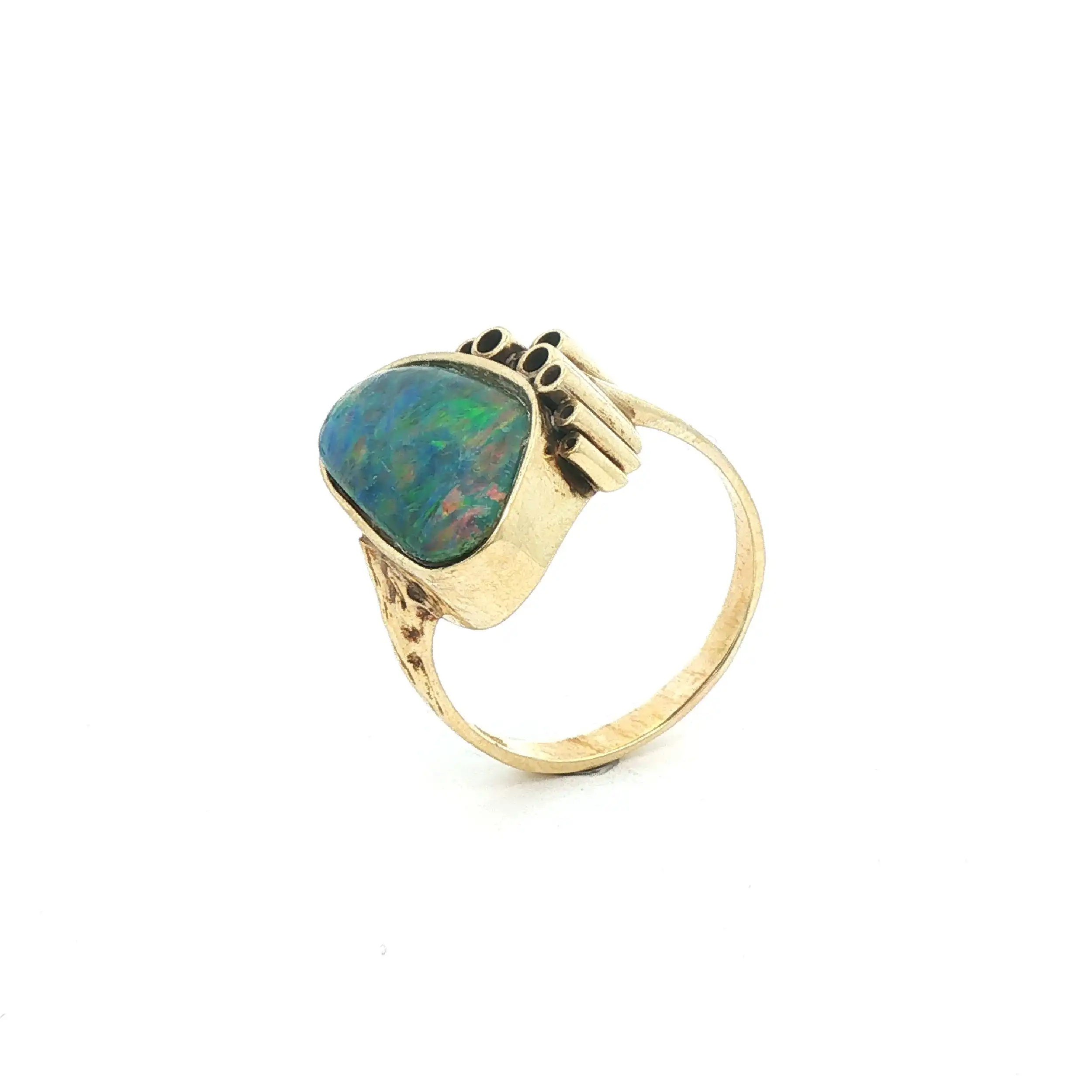 Ring Gelbgold mit Opal