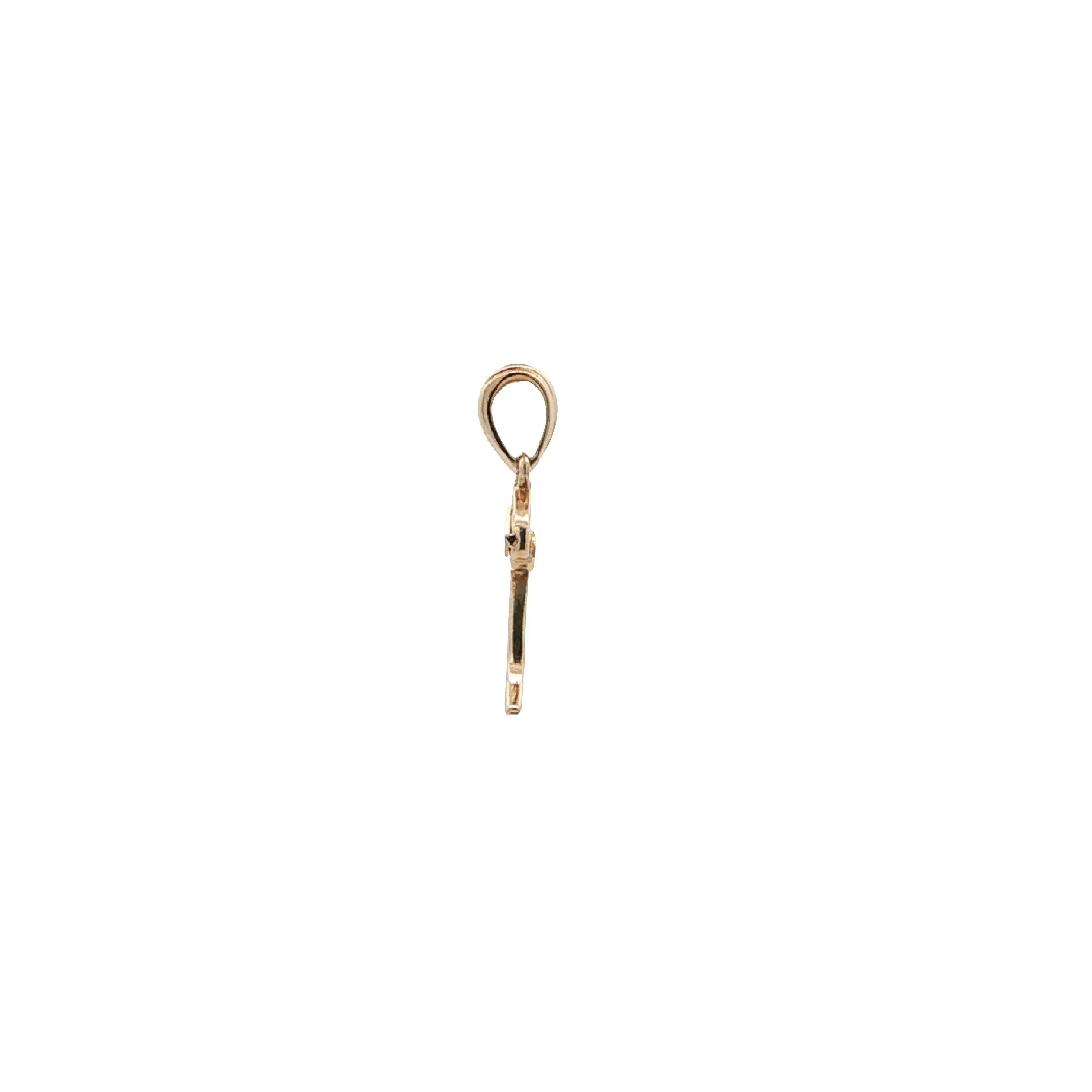 Anhänger Gelbgold Buchstabe "A" mit Brillant Anhänger Gelbgold Buchstabe "A" mit Brillant