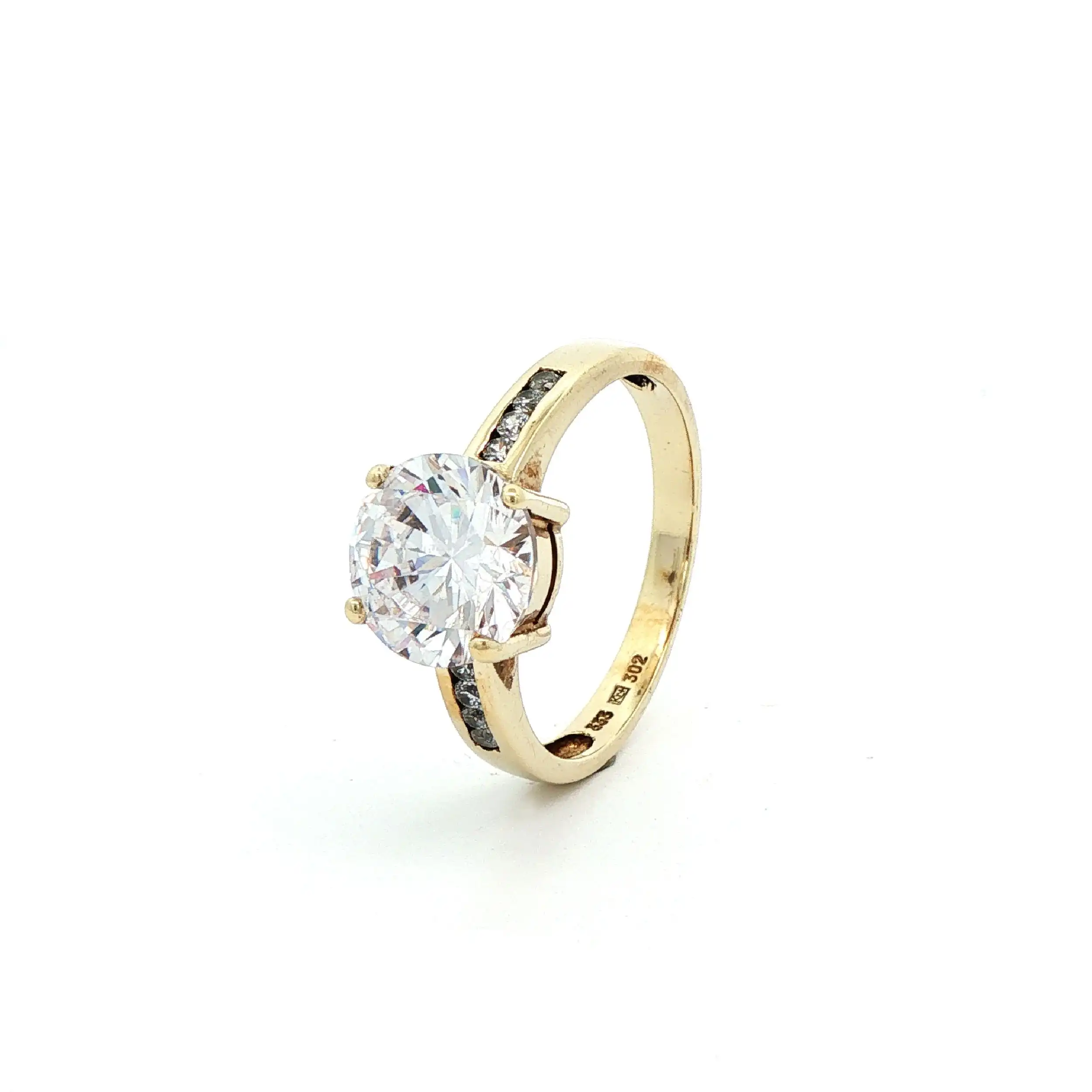 Ring Gelbgold mit Zirkonia Ring Gelbgold mit Zirkonia