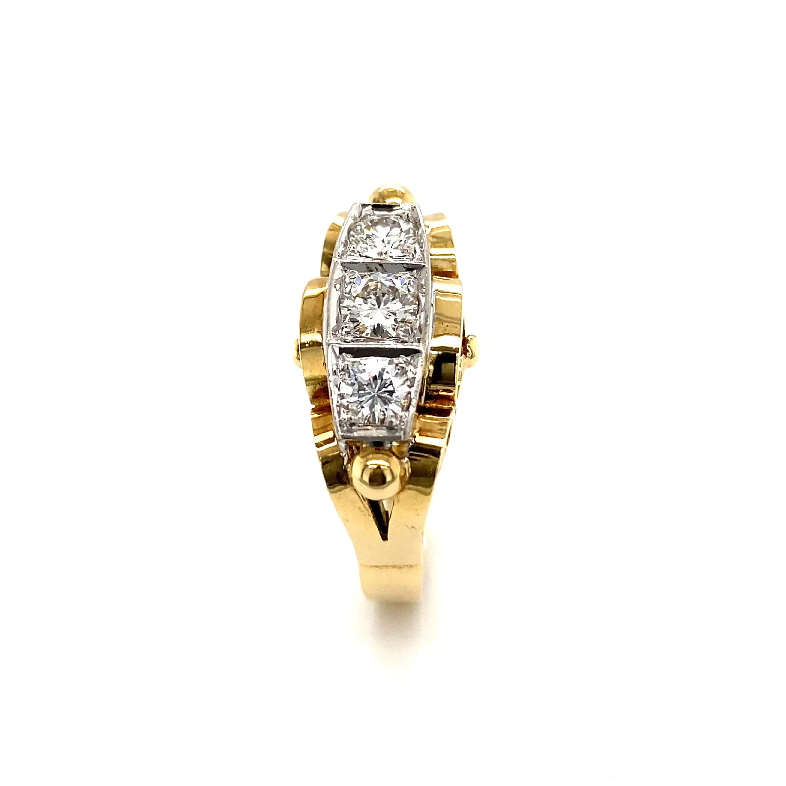 Ring Bicolor mit Brillanten Ring Bicolor mit Brillanten