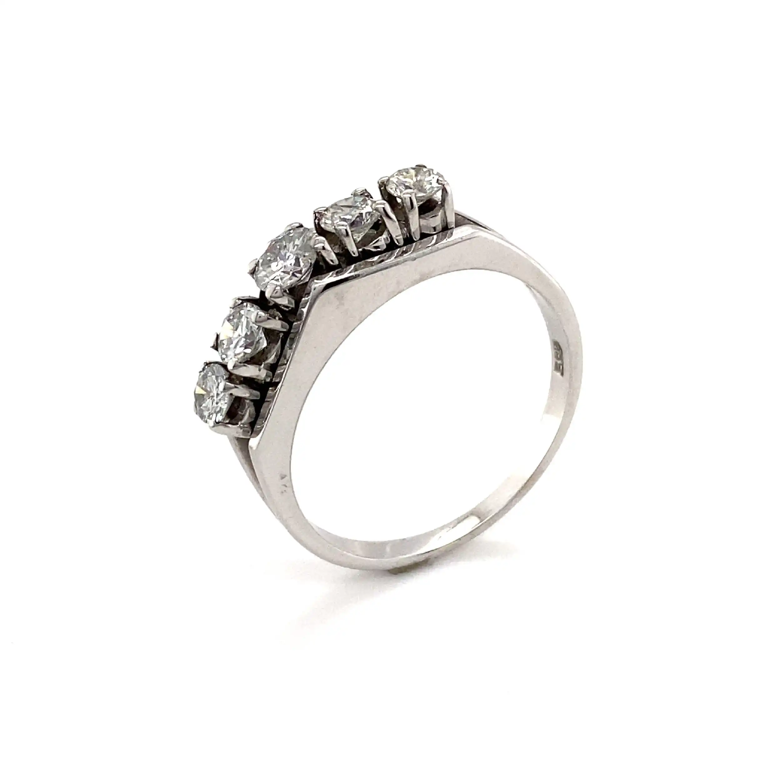 Ring Weißgold mit Brillanten Ring Weißgold mit Brillanten