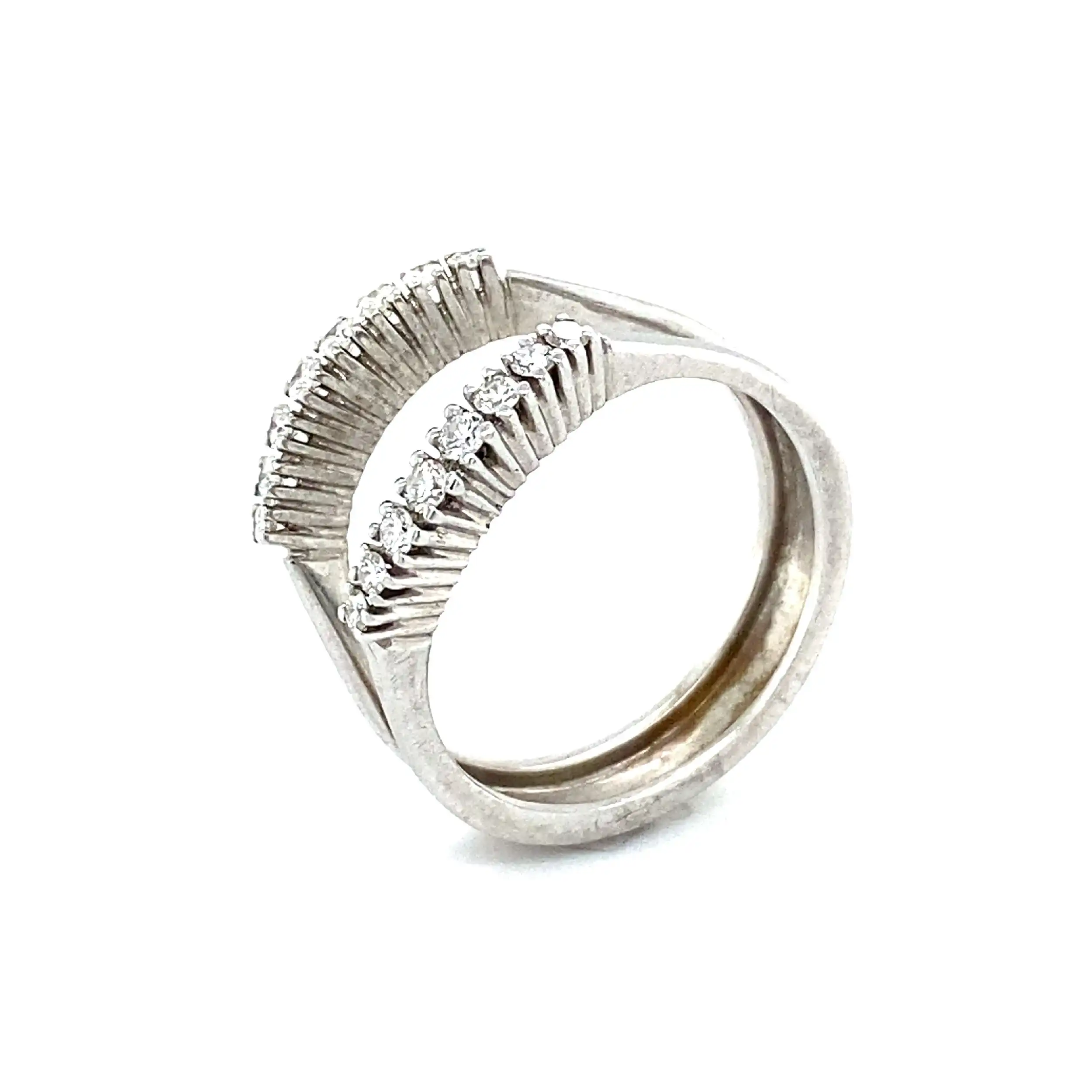 Ring Weißgold mit Brillanten Ring Weißgold mit Brillanten