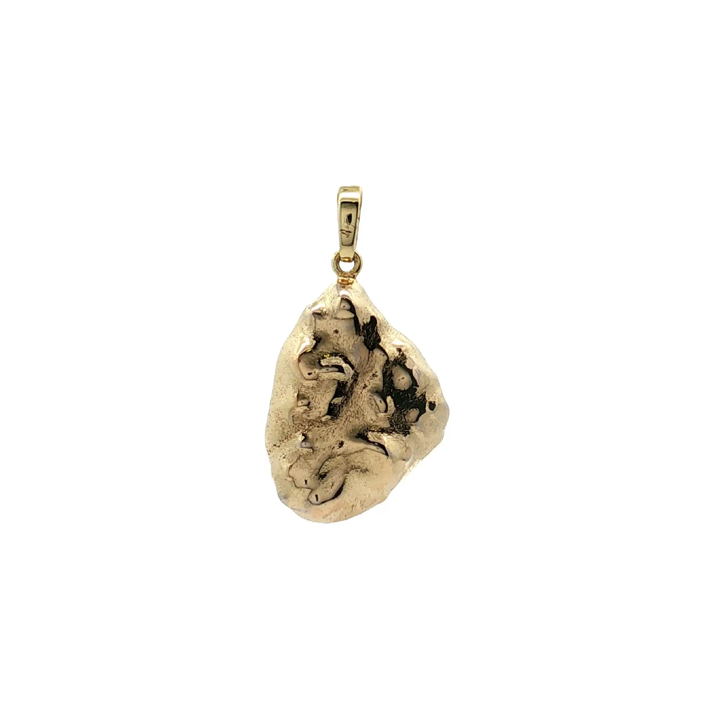 Anhänger Gelbgold Nugget