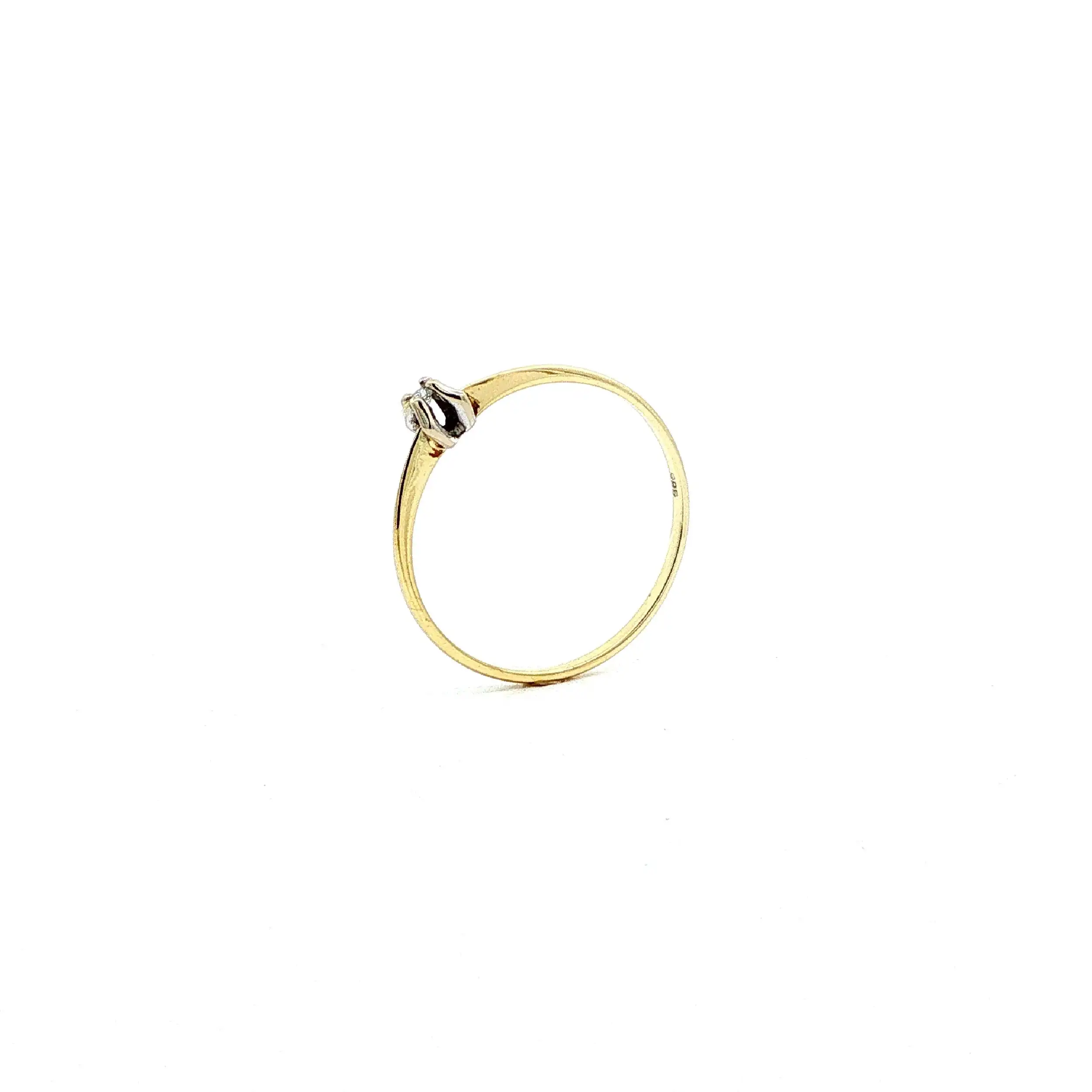 Ring Gelbgold mit Brillant