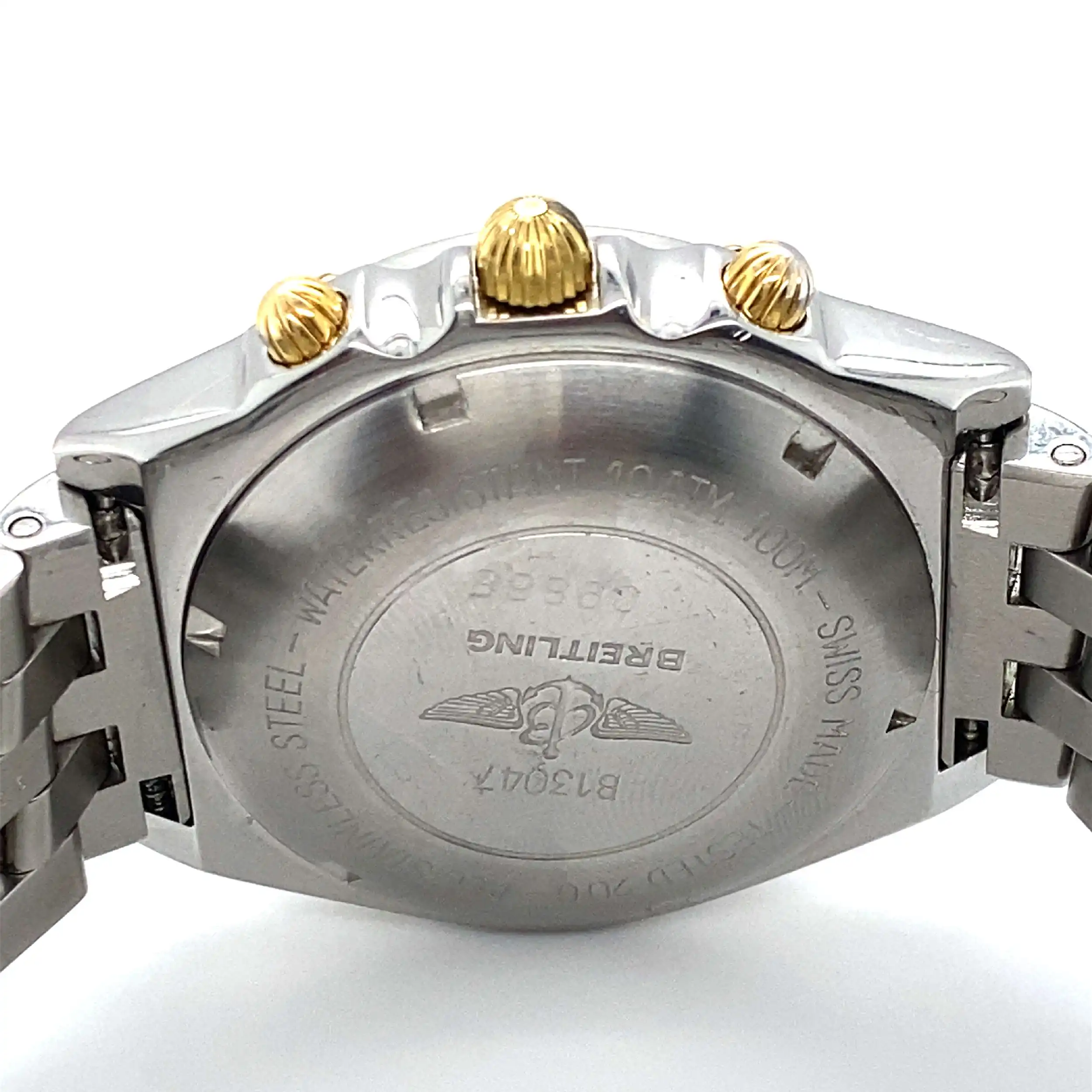 Herrenuhr Breitling Chronomat Referenz B13047 mit Chronometerzertifikat - Box stark abgenutzt
