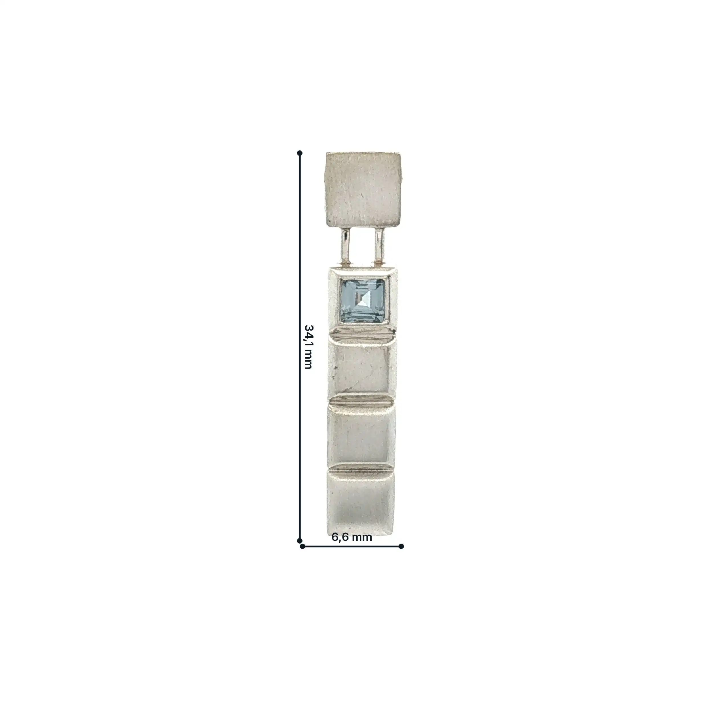 Anhänger Silber mit Blautopas