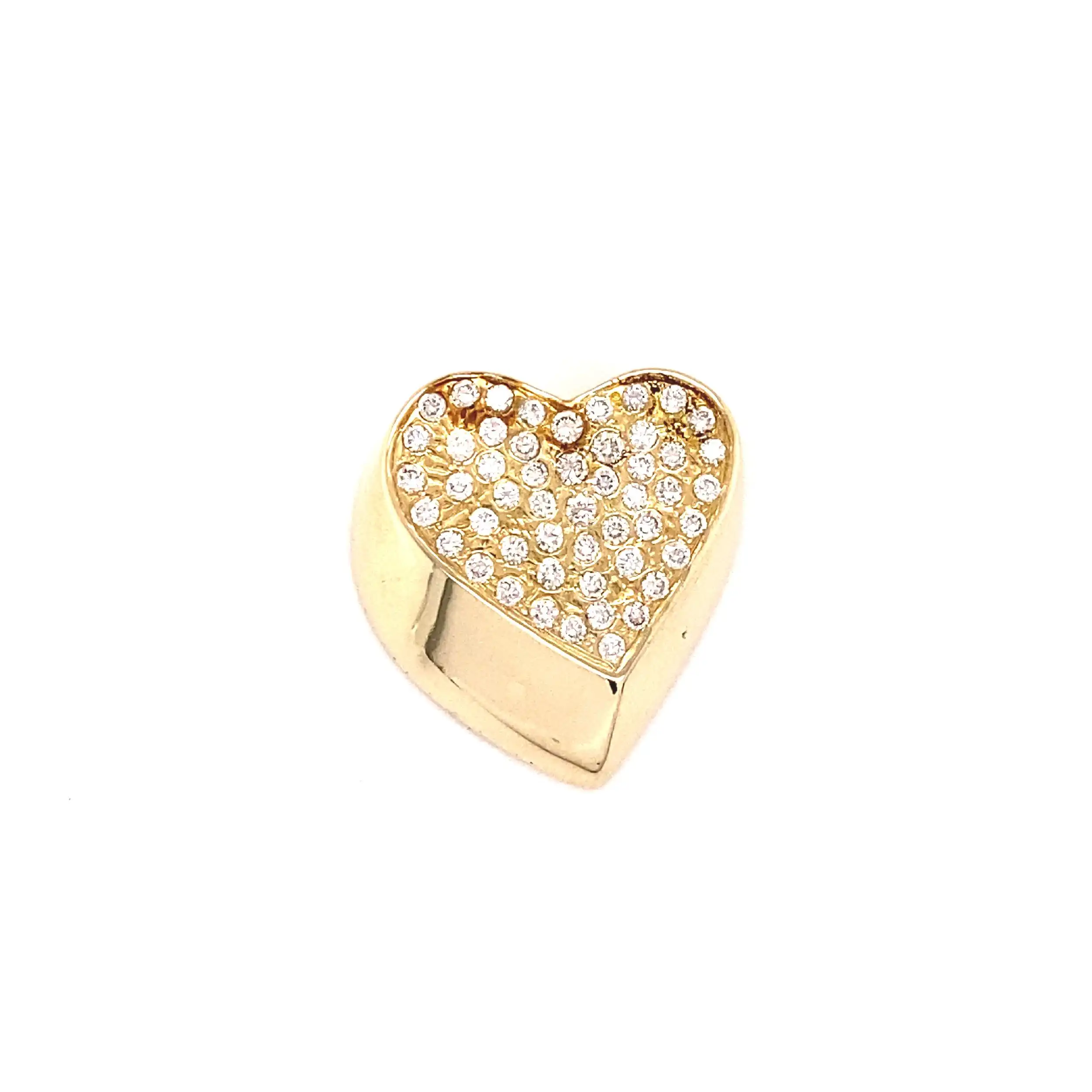 Anhänger Gelbgold Herz mit Brillanten Anhänger Gelbgold Herz mit Brillanten