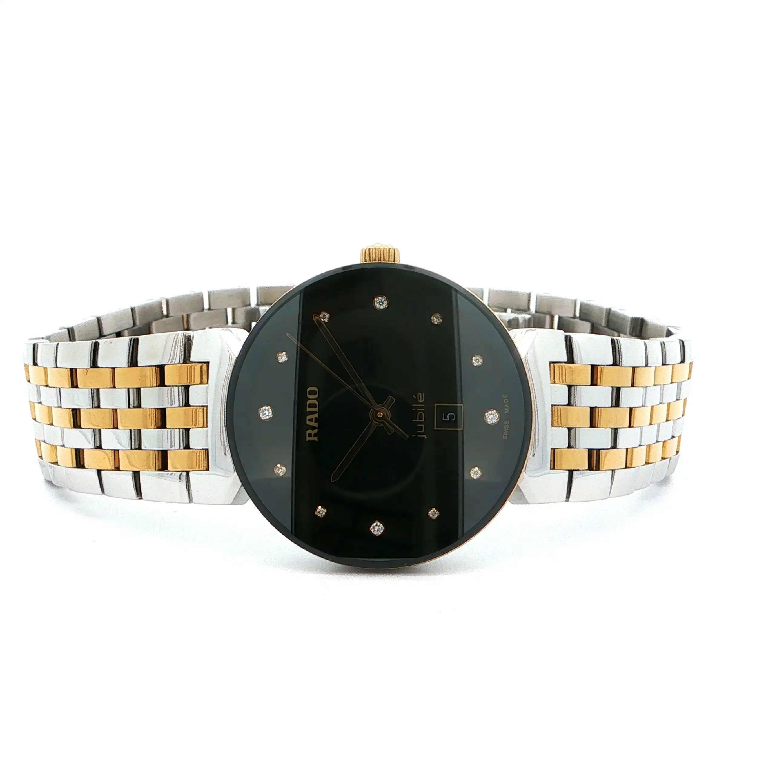 Damenuhr Rado Florence Classic Diamonds Stahl/Gold Fullset