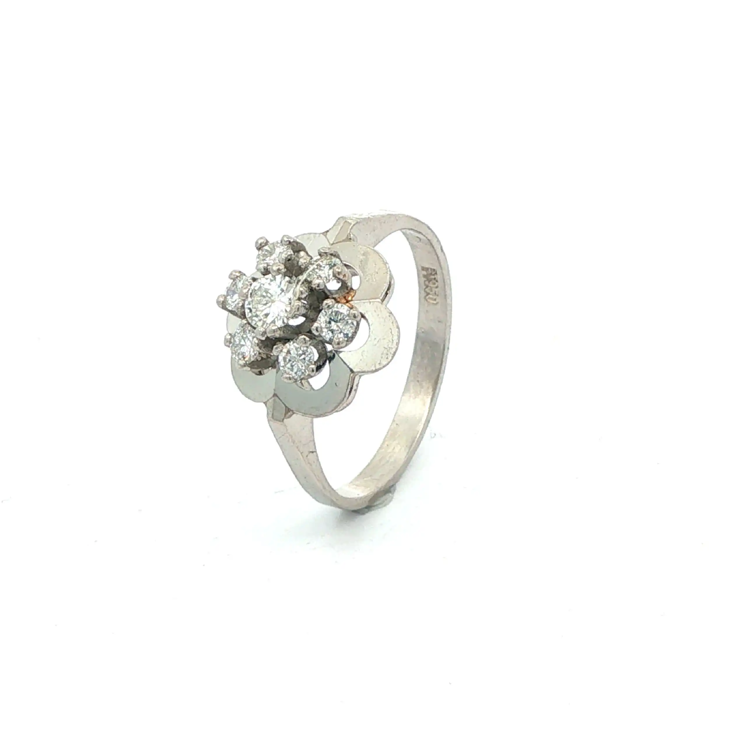 Ring Weißgold mit Brillanten Ring Weißgold mit Brillanten