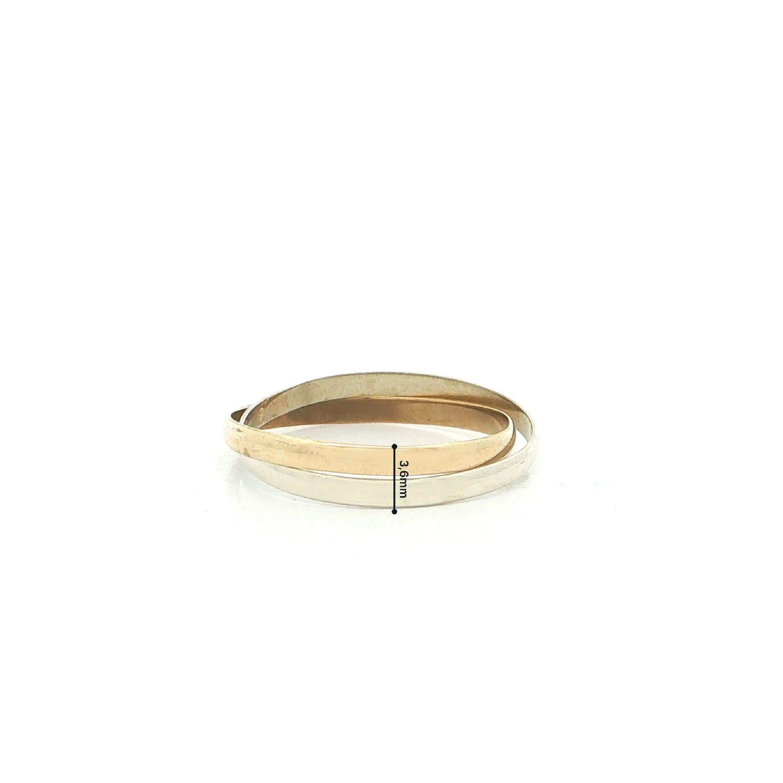 Doppelring Bicolor