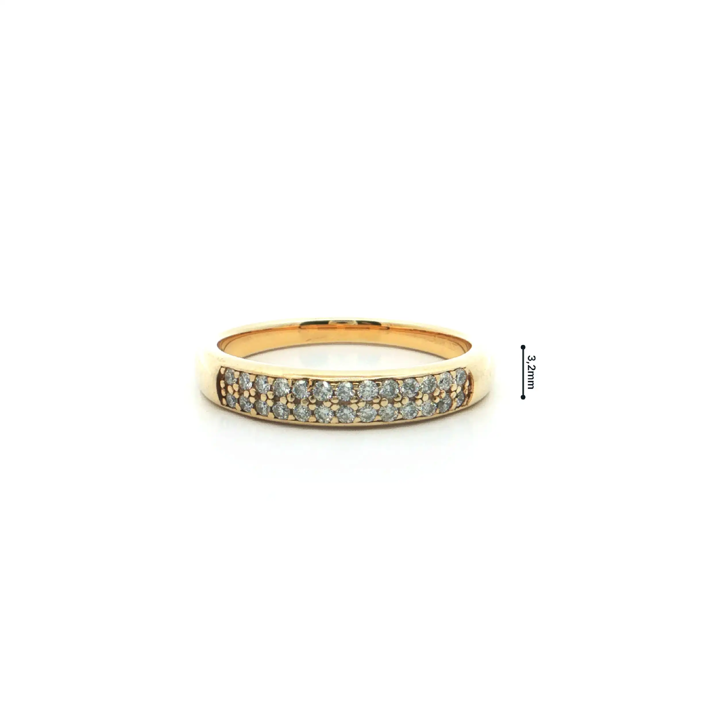 Ring Gelbgold mit Brillanten Ring Gelbgold mit Brillanten