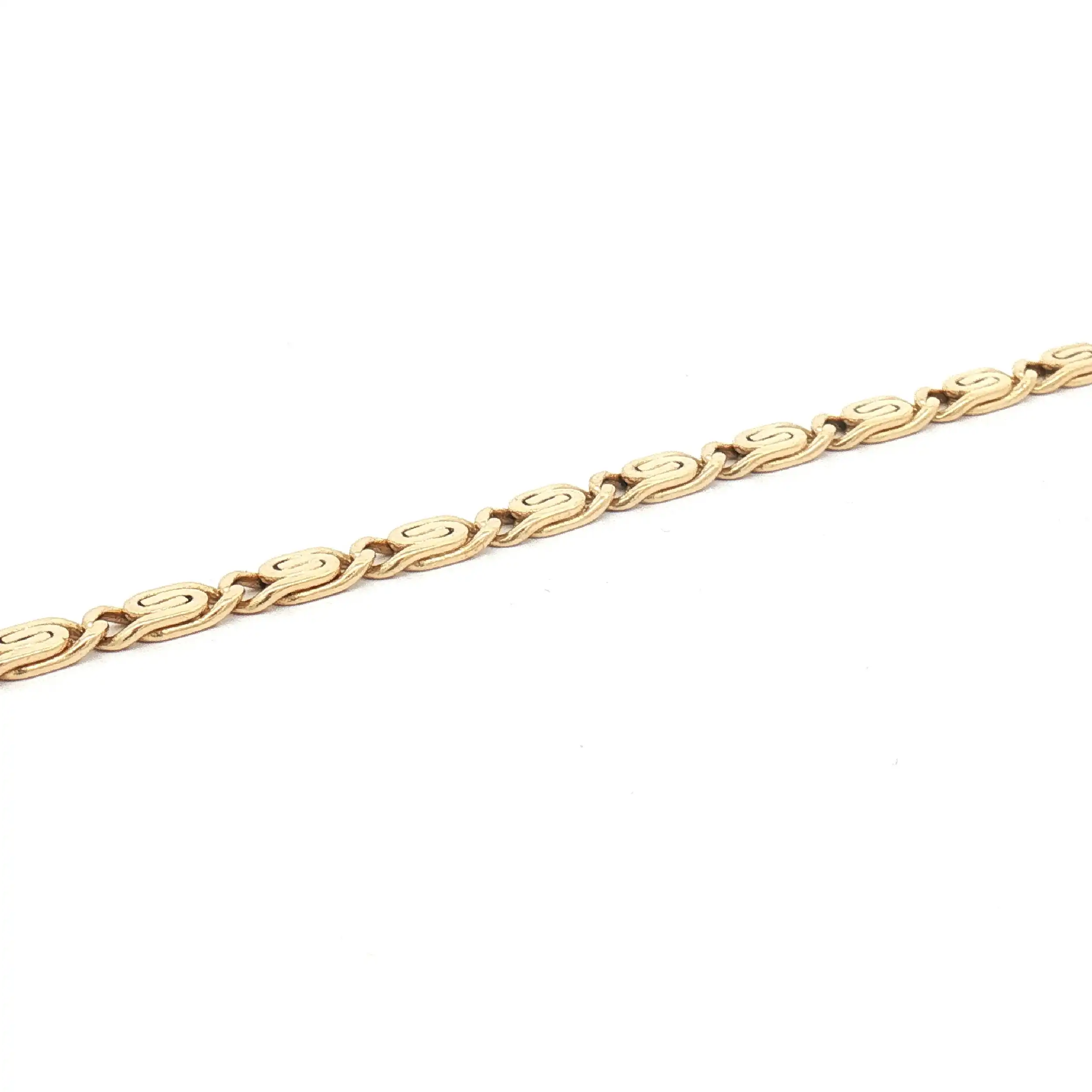 S-Panzerarmband Gelbgold