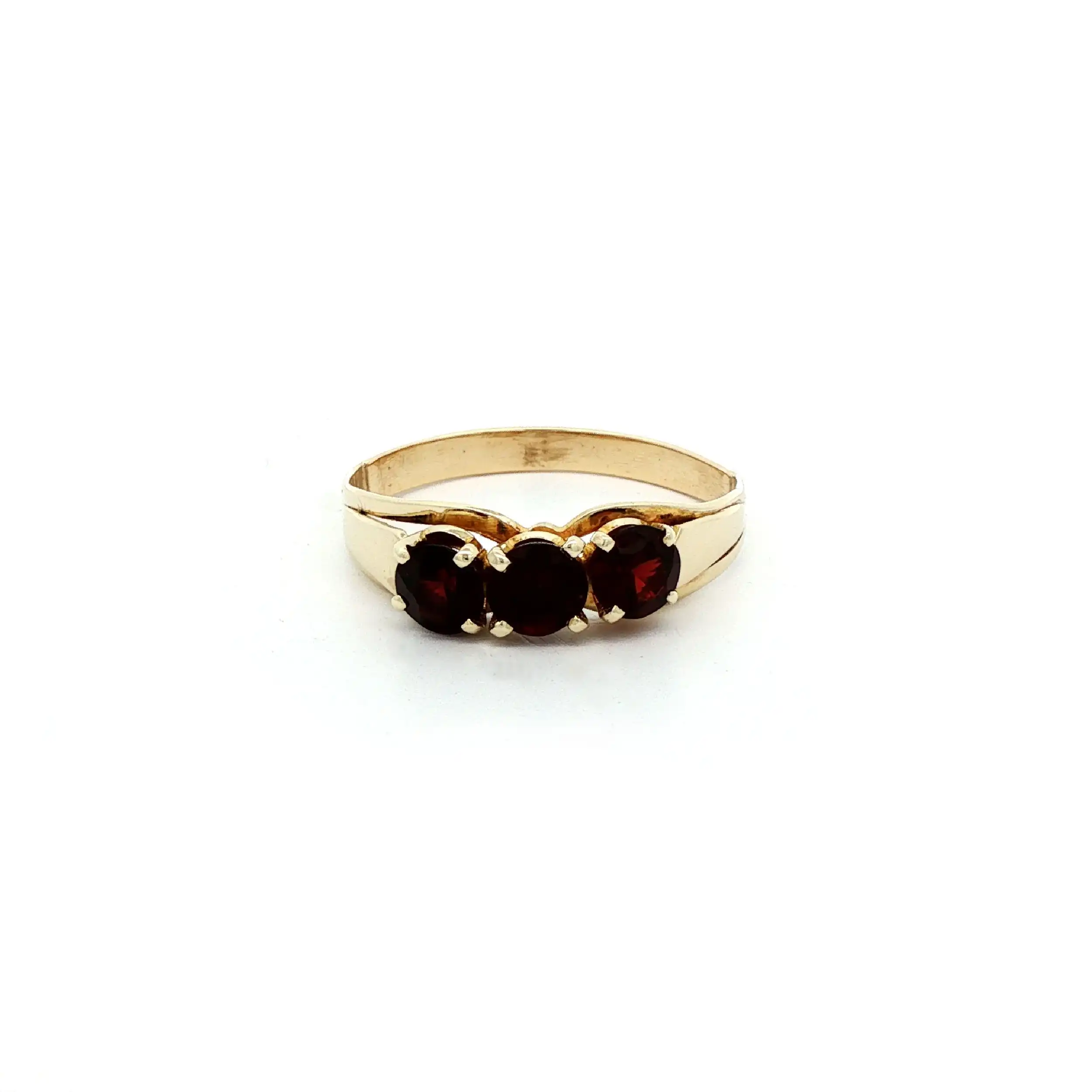 Ring Gelbgold mit Granat