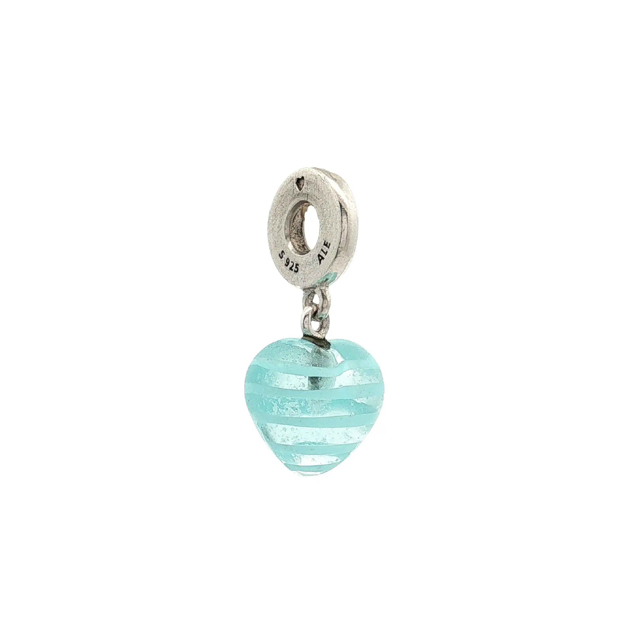 Charm von Pandora "Blue Ribbon Heart"
