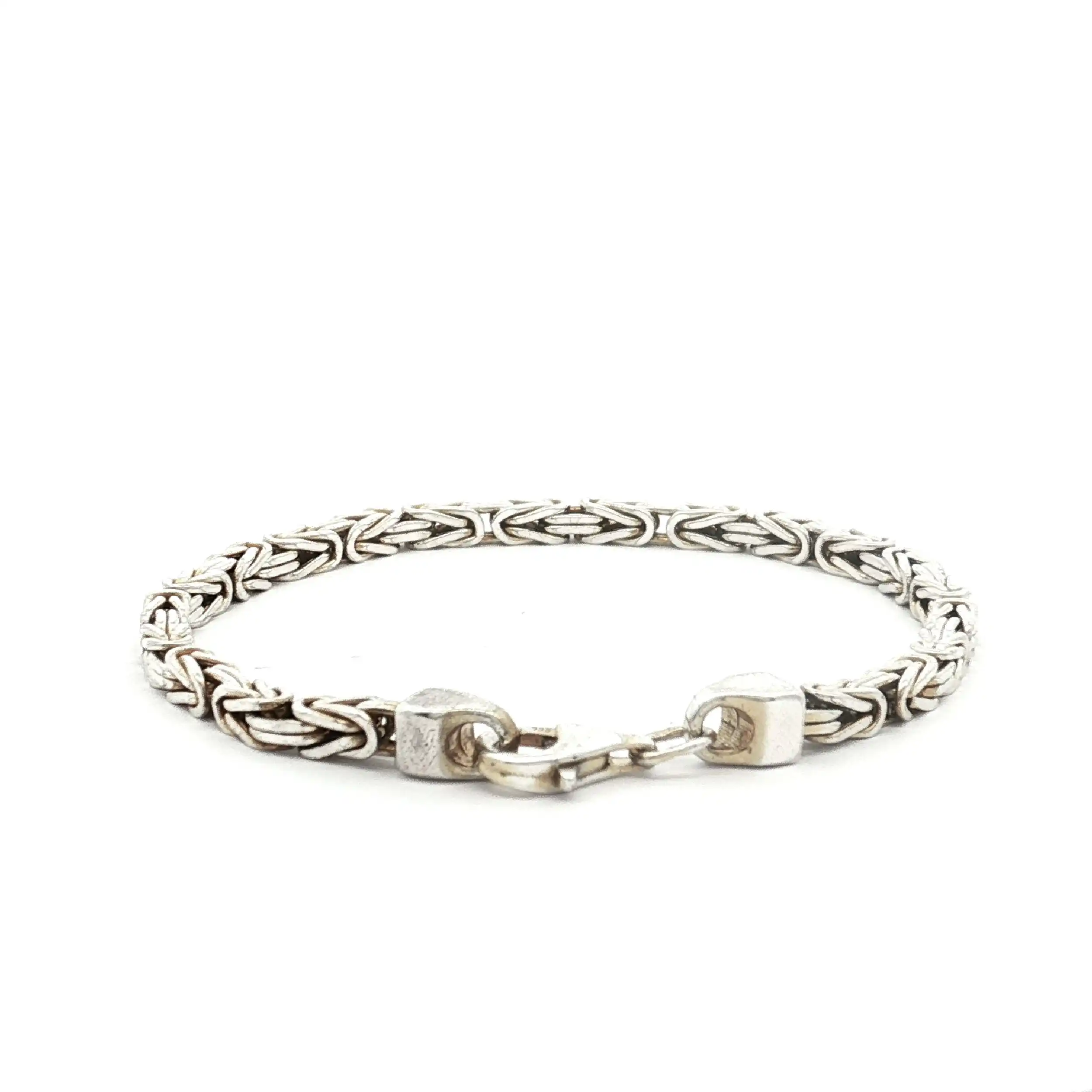 Königskettenarmband Silber teilvergoldet