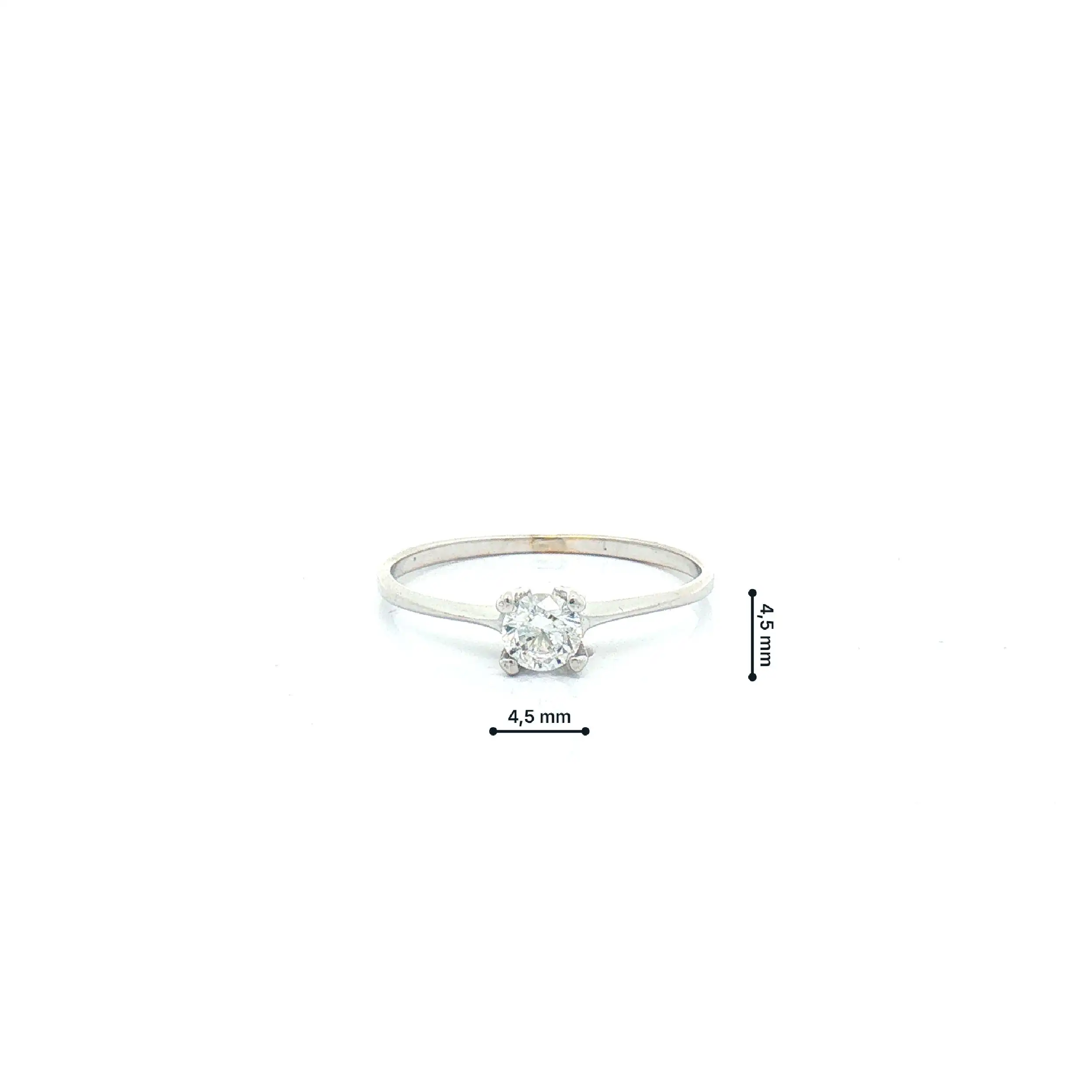 Ring Weißgold mit Zirkonia Ring Weißgold mit Zirkonia