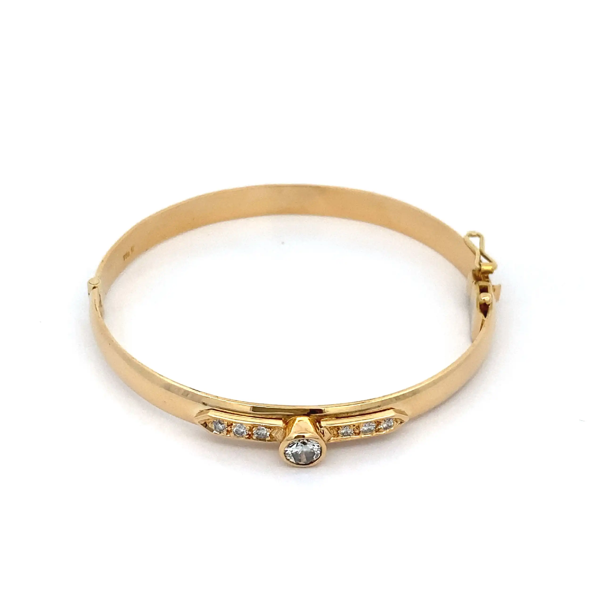 Armreif Gelbgold mit Brillanten Armreif Gelbgold mit Brillanten