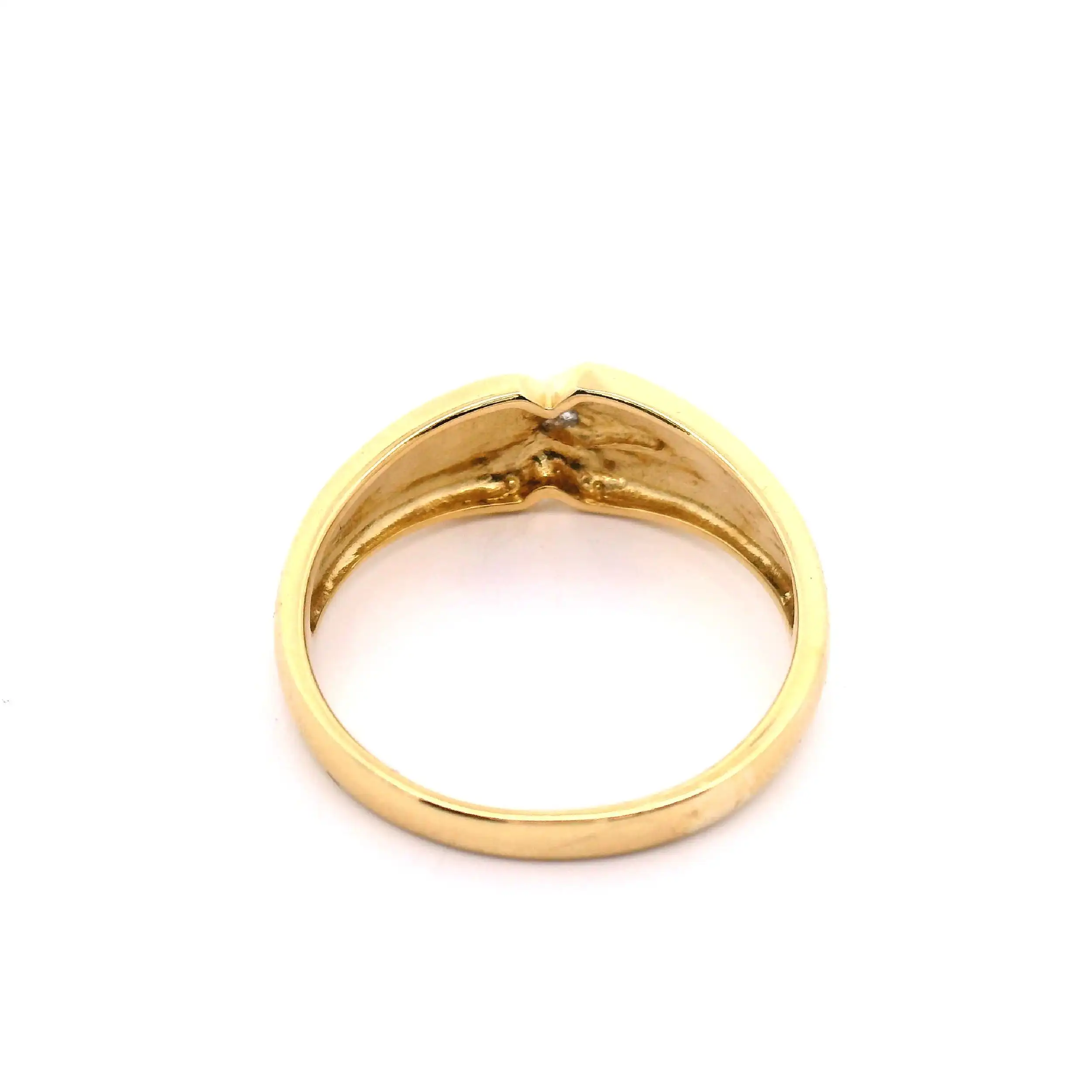 Ring Bicolor mit Diamant Ring Bicolor mit Diamant