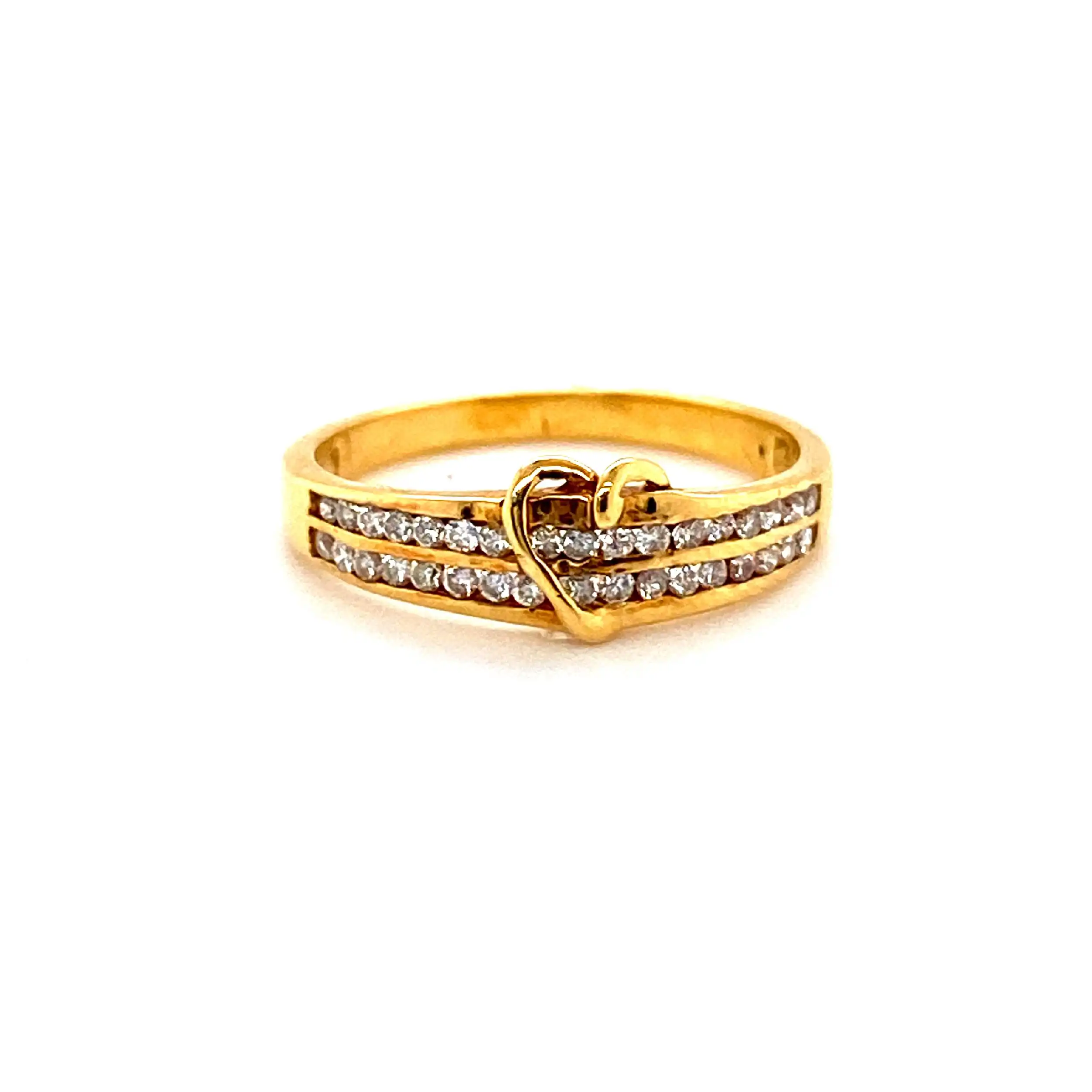 Ring Gelbgold mit Brillanten Ring Gelbgold mit Brillanten