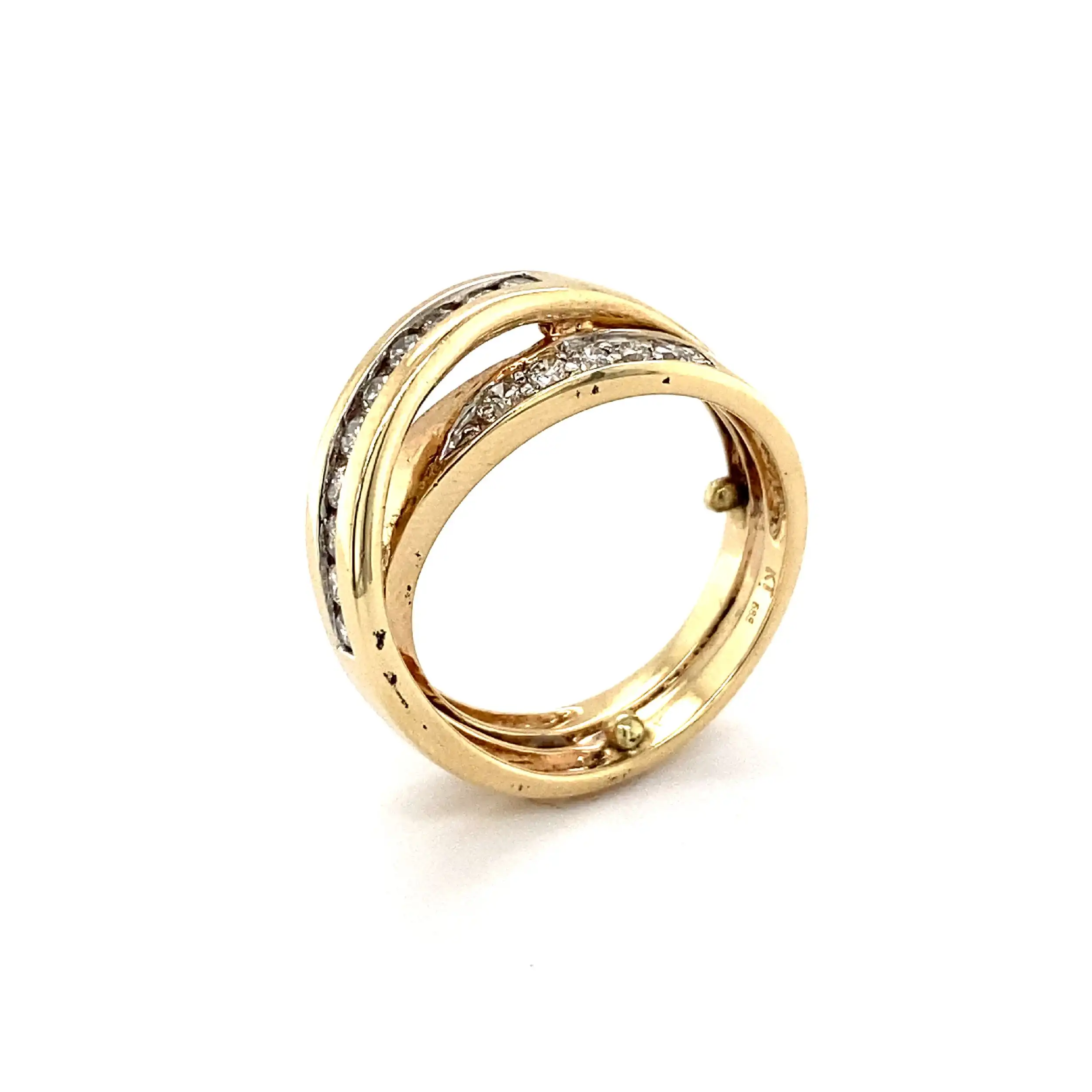 Ring Gelbgold mit Brillanten Ring Gelbgold mit Brillanten