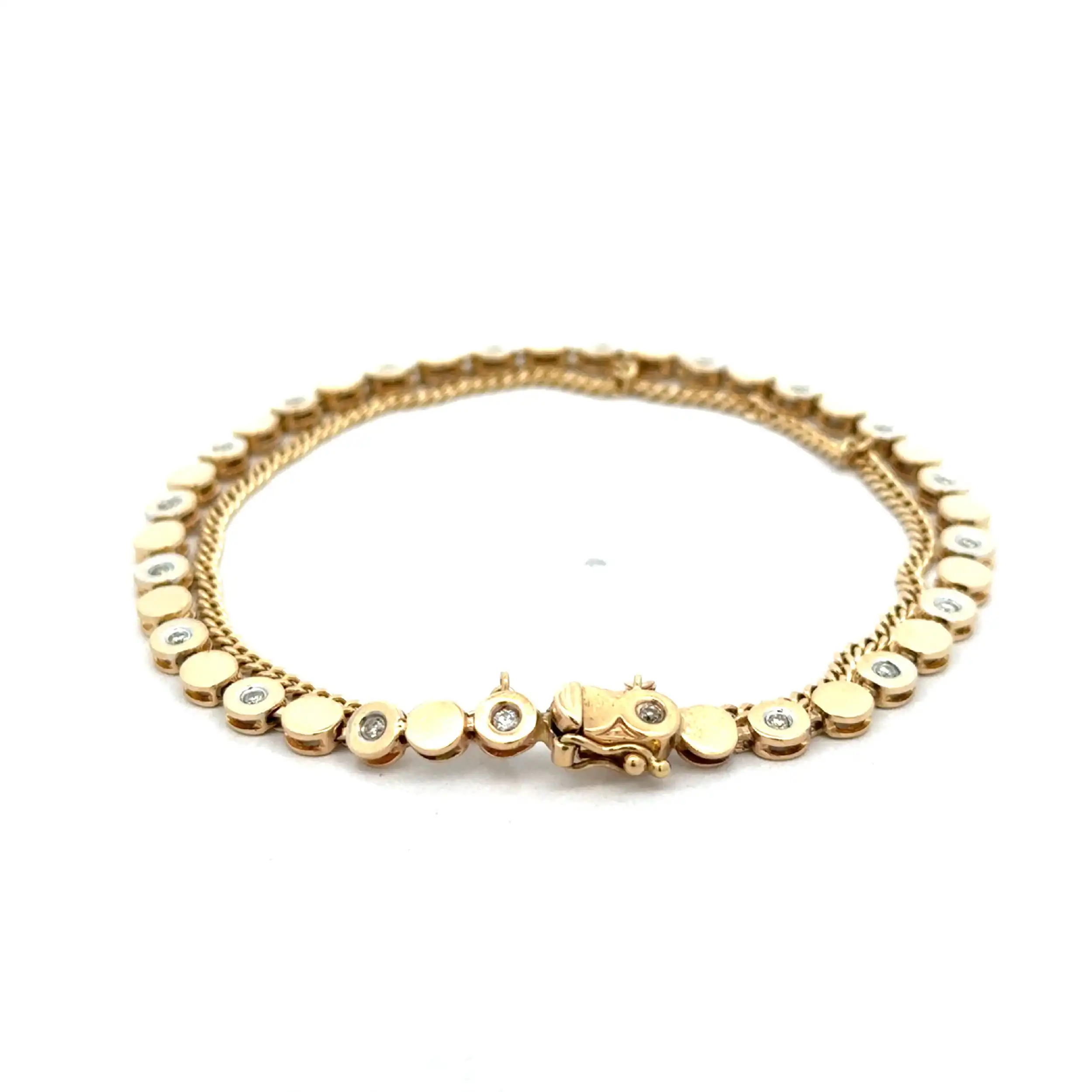 Armband Bicolor mit Brillanten Armband Bicolor mit Brillanten