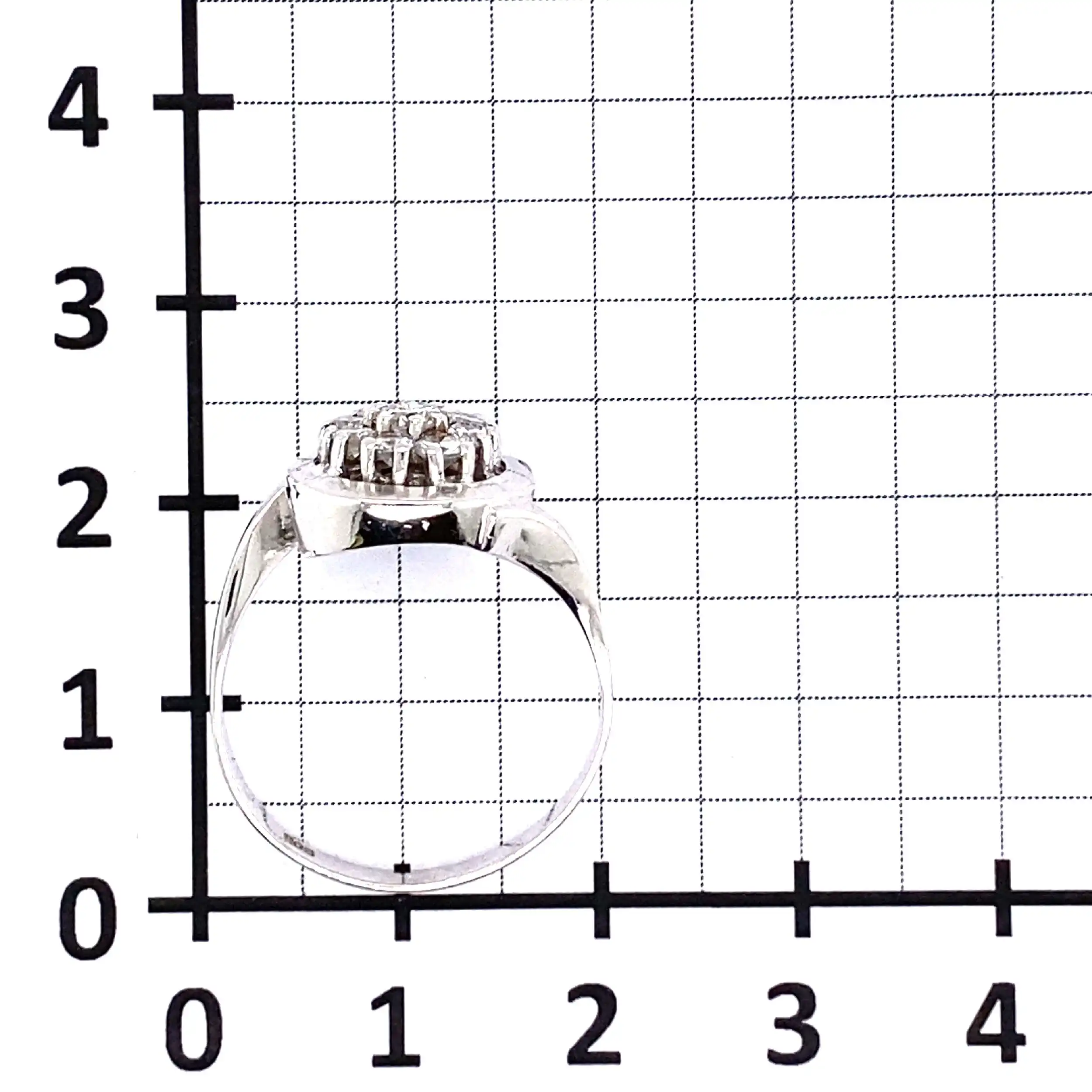 Ring Weißgold mit Brillanten Ring Weißgold mit Brillanten