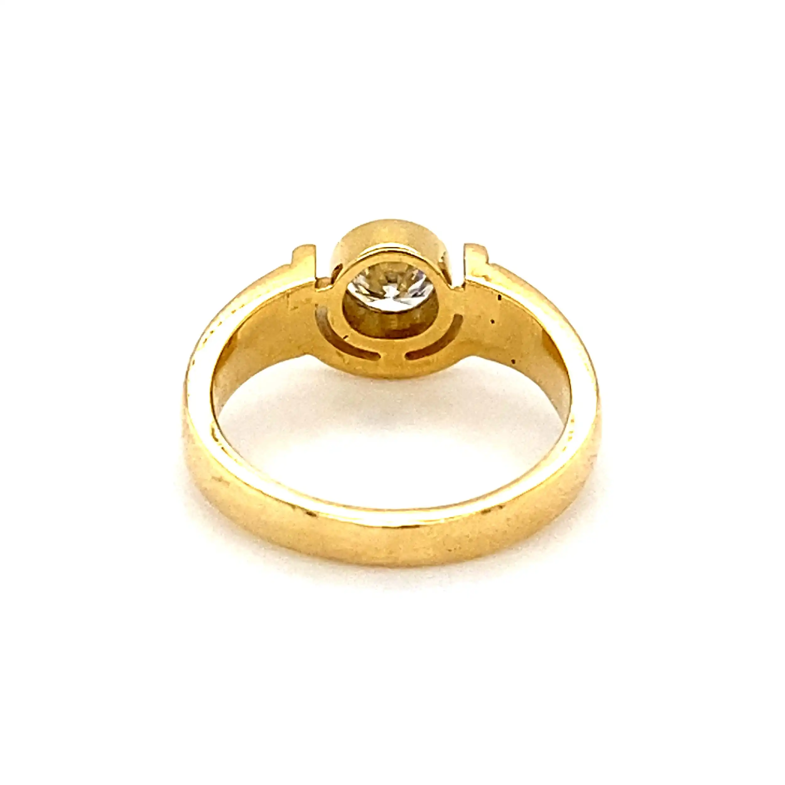 Ring Gelbgold mit Brillant Ring Gelbgold mit Brillant