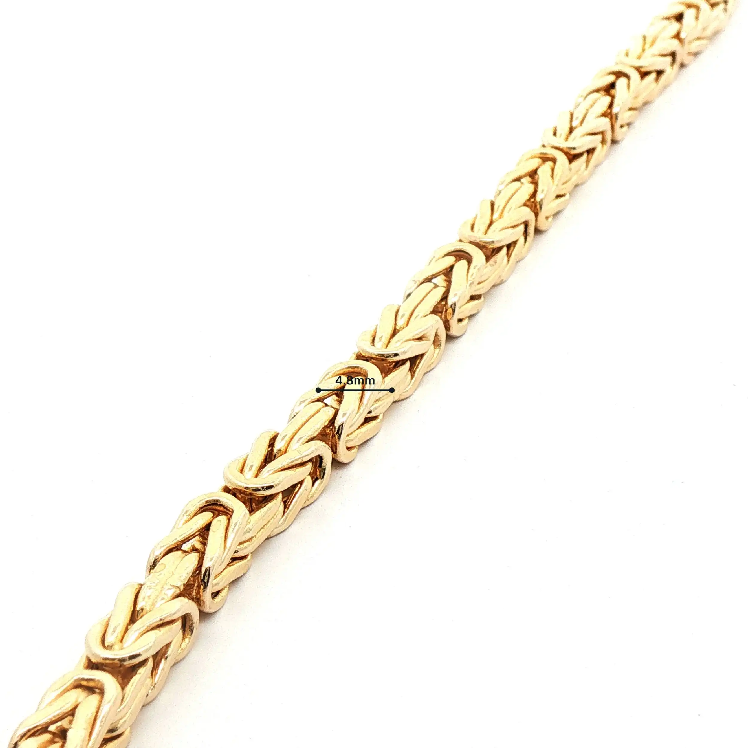 Königsarmband Gelbgold
