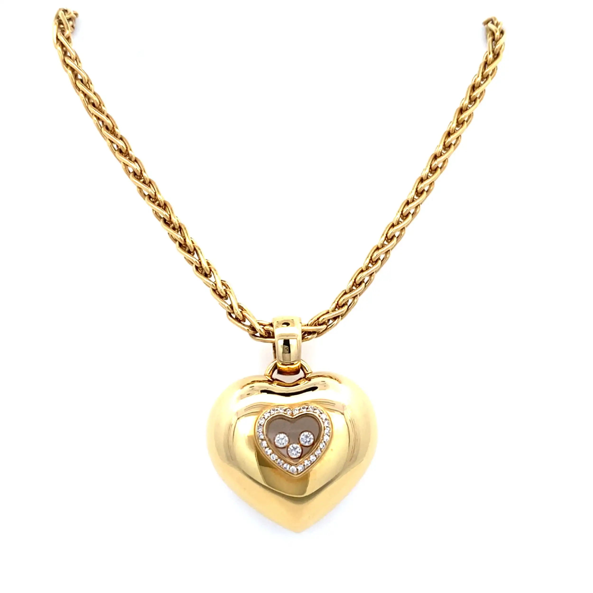Collier Chopard Happy Diamonds mit Box und Papieren Collier Chopard Happy Diamonds mit Box und Papieren