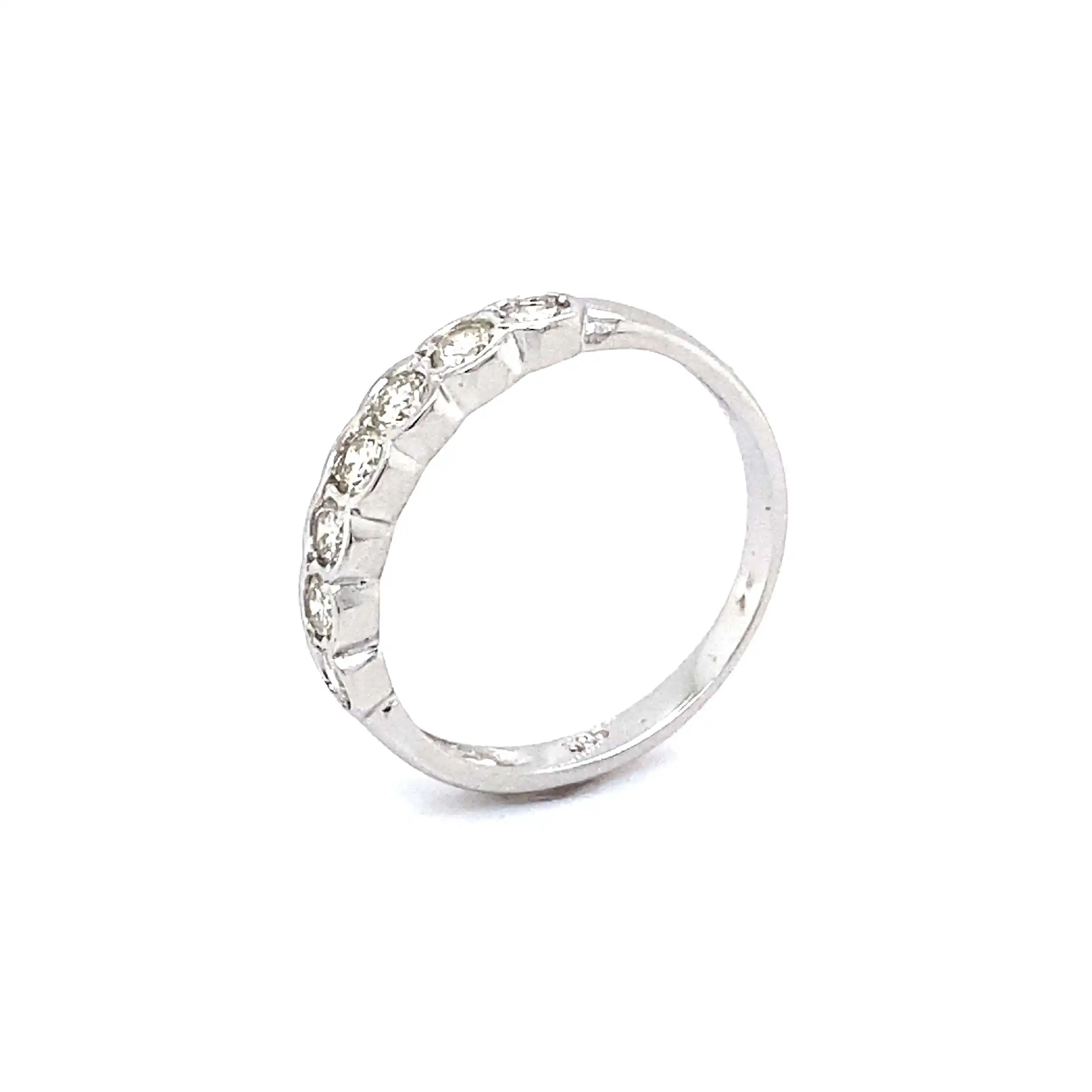 Ring Weißgold mit Brillanten Ring Weißgold mit Brillanten