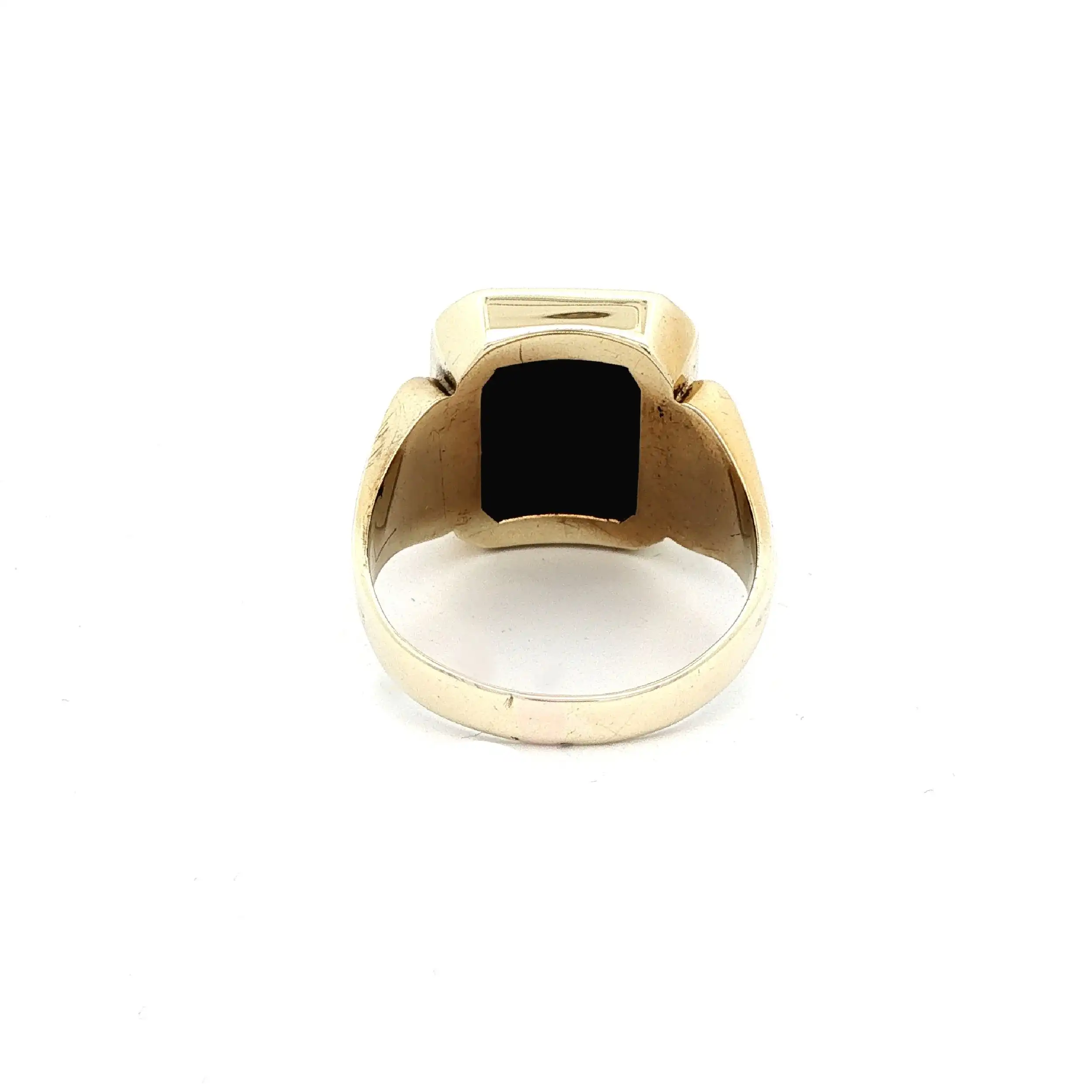 Ring Gelbgold mit Onyx