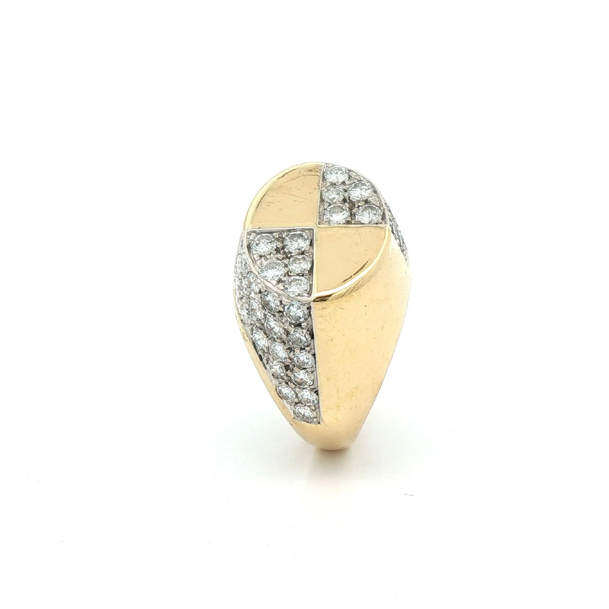 Ring Gelbgold mit Brillanten Ring Gelbgold mit Brillanten