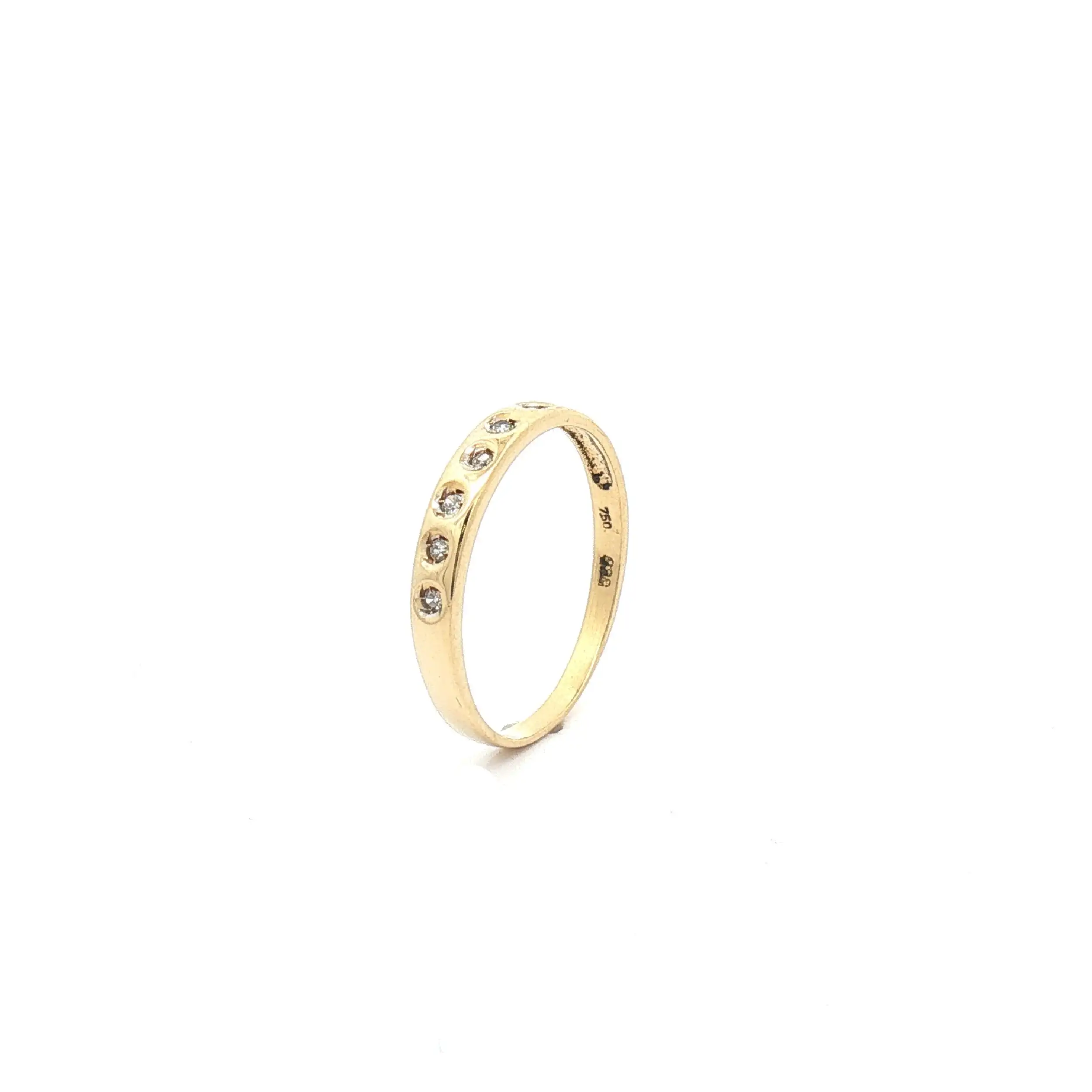 Ring Gelbgold mit Diamanten Ring Gelbgold mit Diamanten