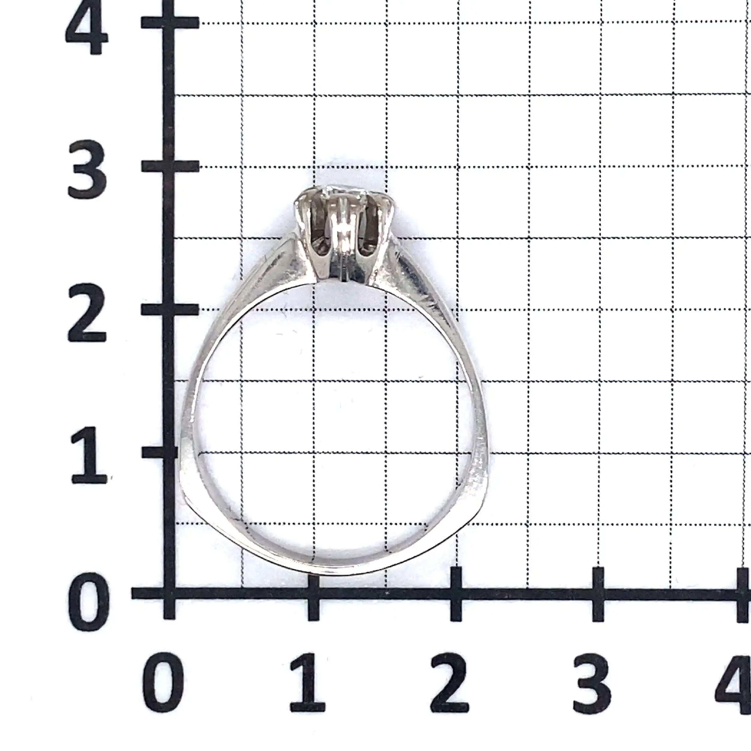 Ring Weißgold mit Solitär Brillant Ring Weißgold mit Solitär Brillant