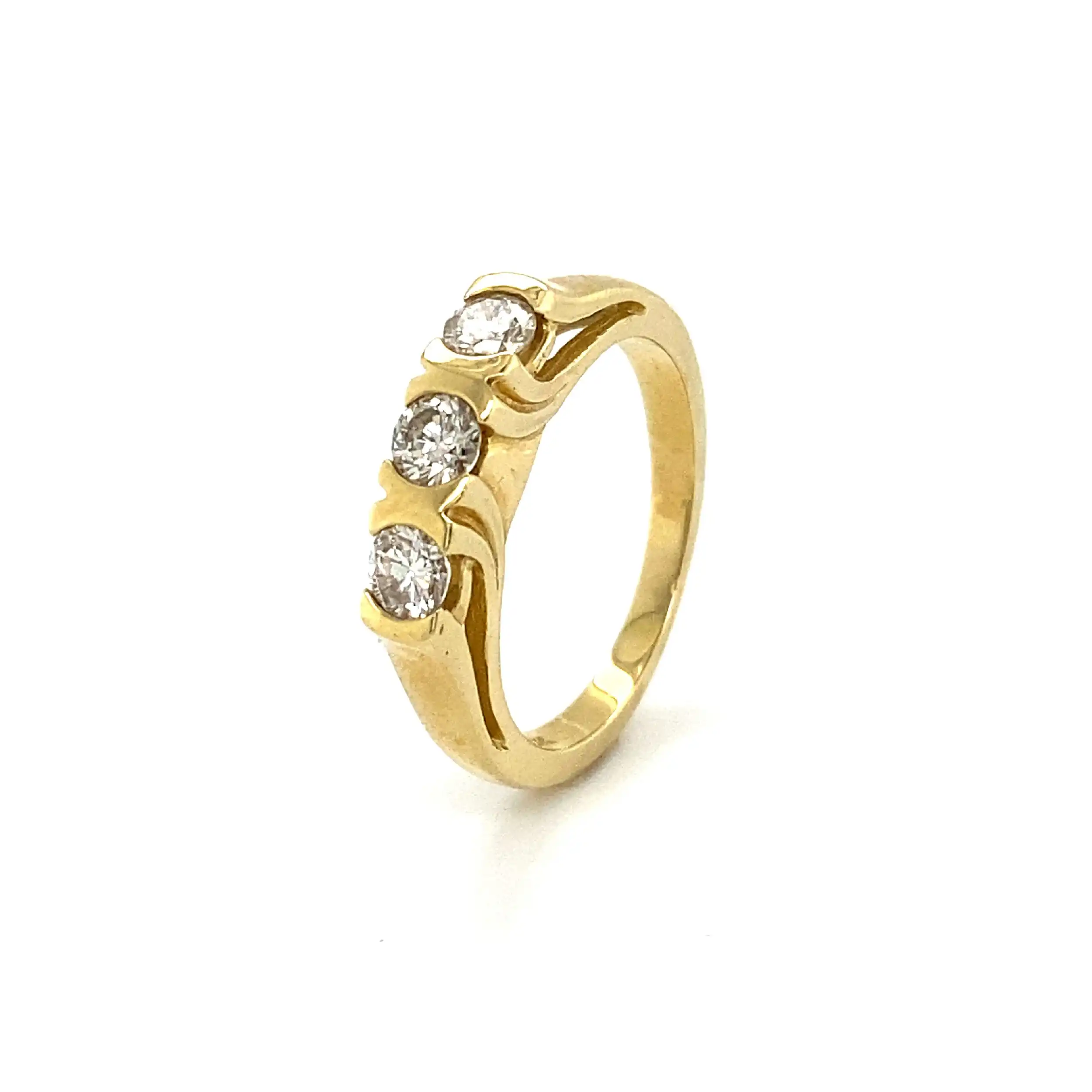 Ring Gelbgold mit Brillanten Ring Gelbgold mit Brillanten