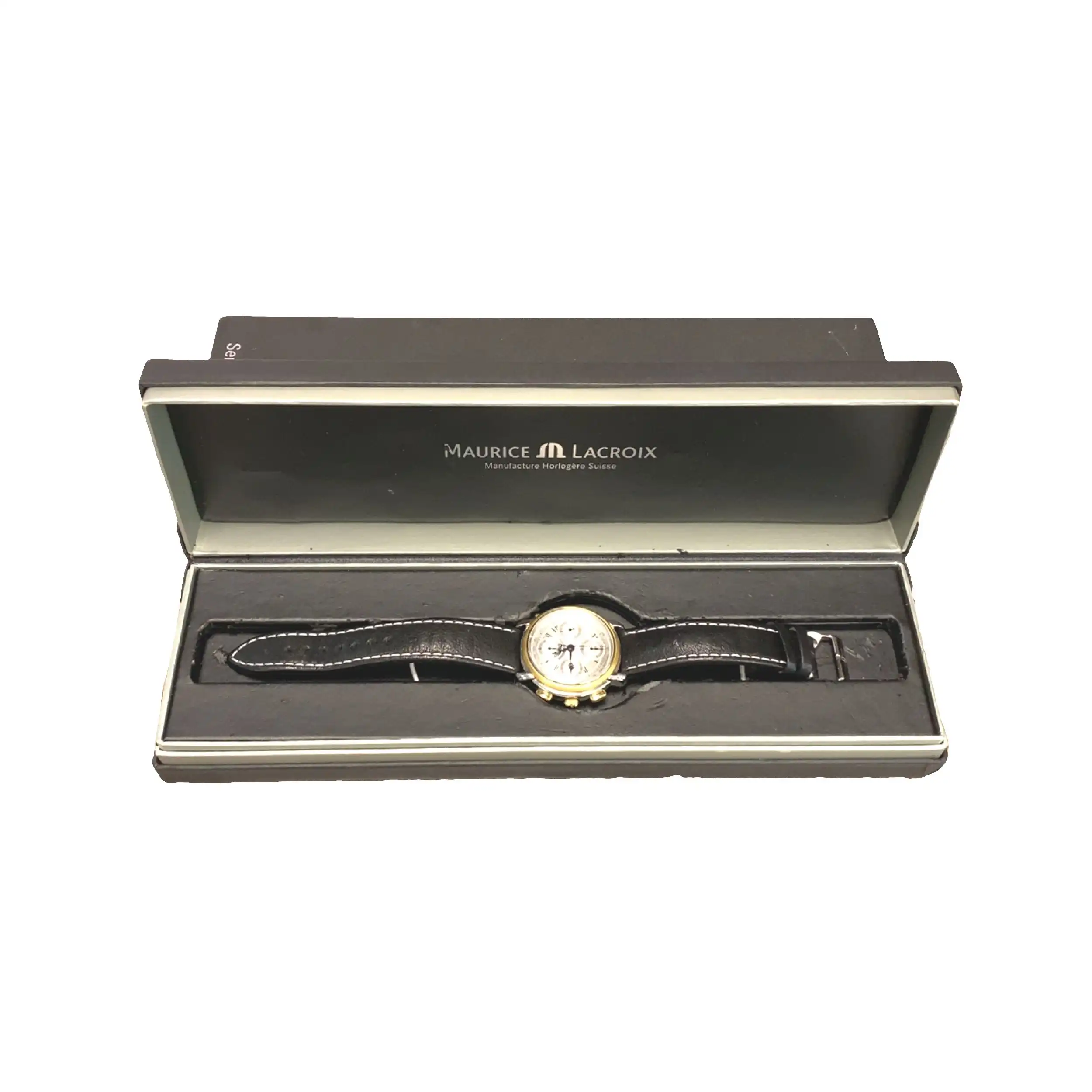 Herrenuhr Maurice Lacroix Masterpiece Rattrapante mit Box Herrenuhr Maurice Lacroix Masterpiece Rattrapante mit Box