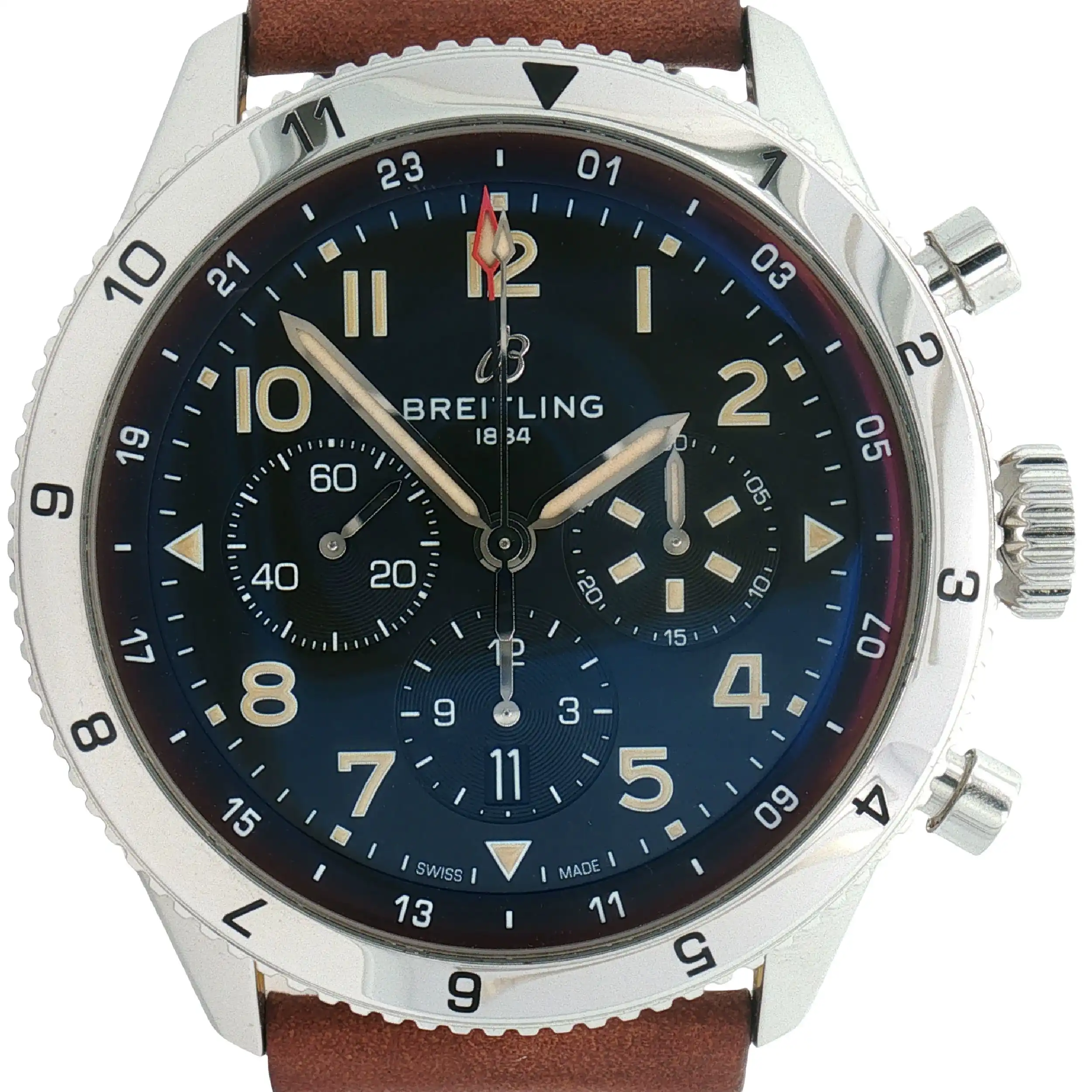 Herrenuhr Breitling Super Avi B04 Chronograph GMT 46 P-51 Mustang