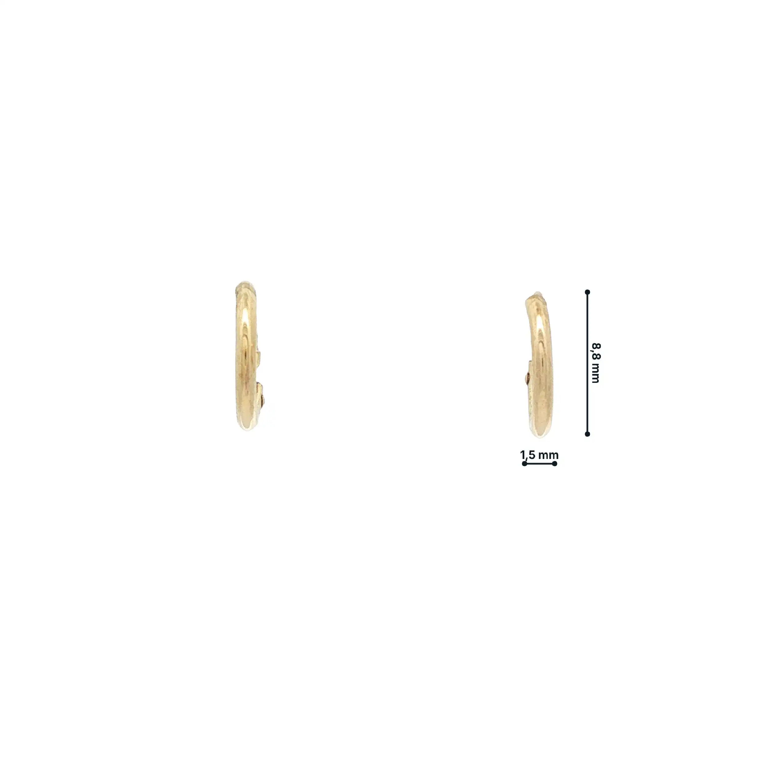 Creolen Gelbgold