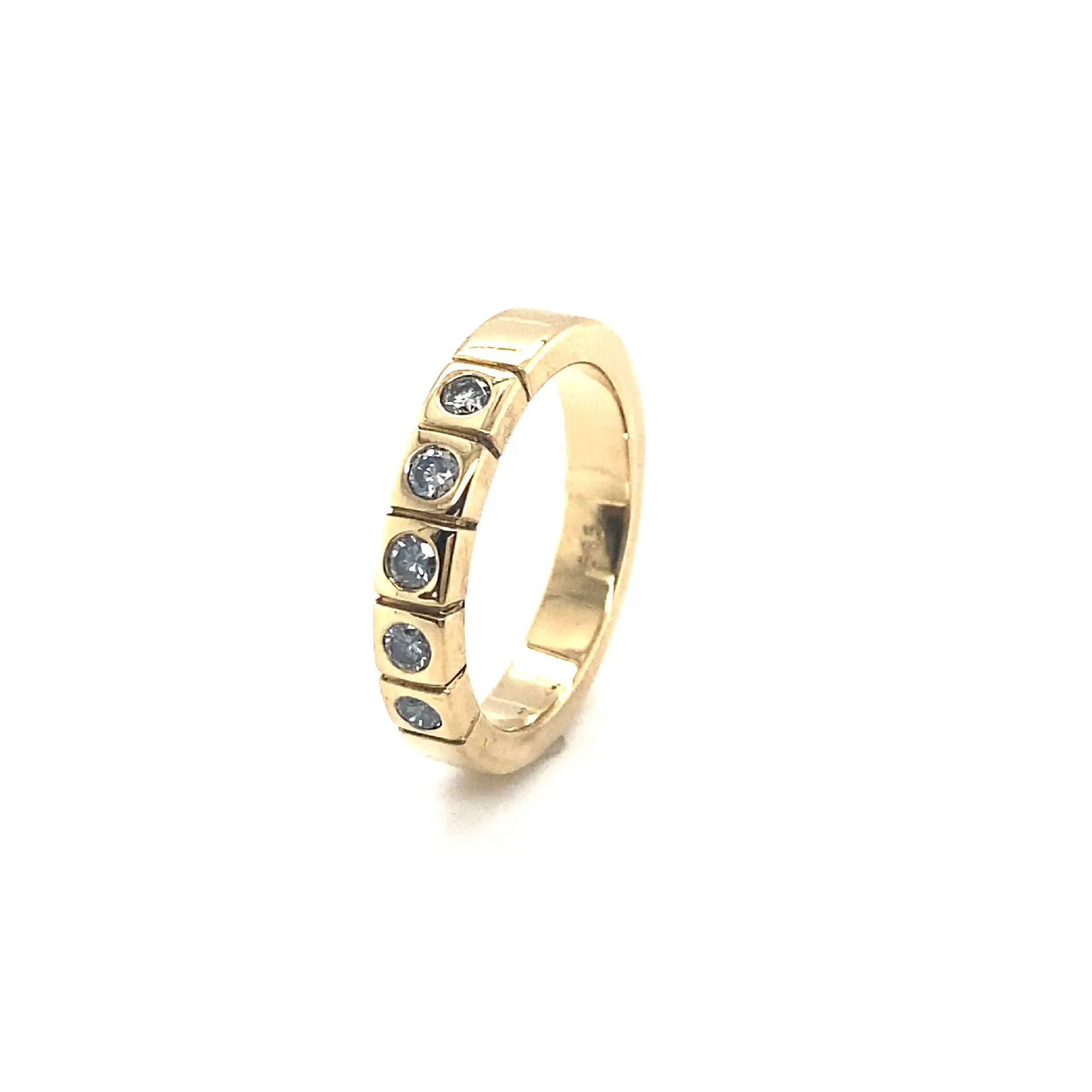 Ring Gelbgold mit Brillanten Ring Gelbgold mit Brillanten