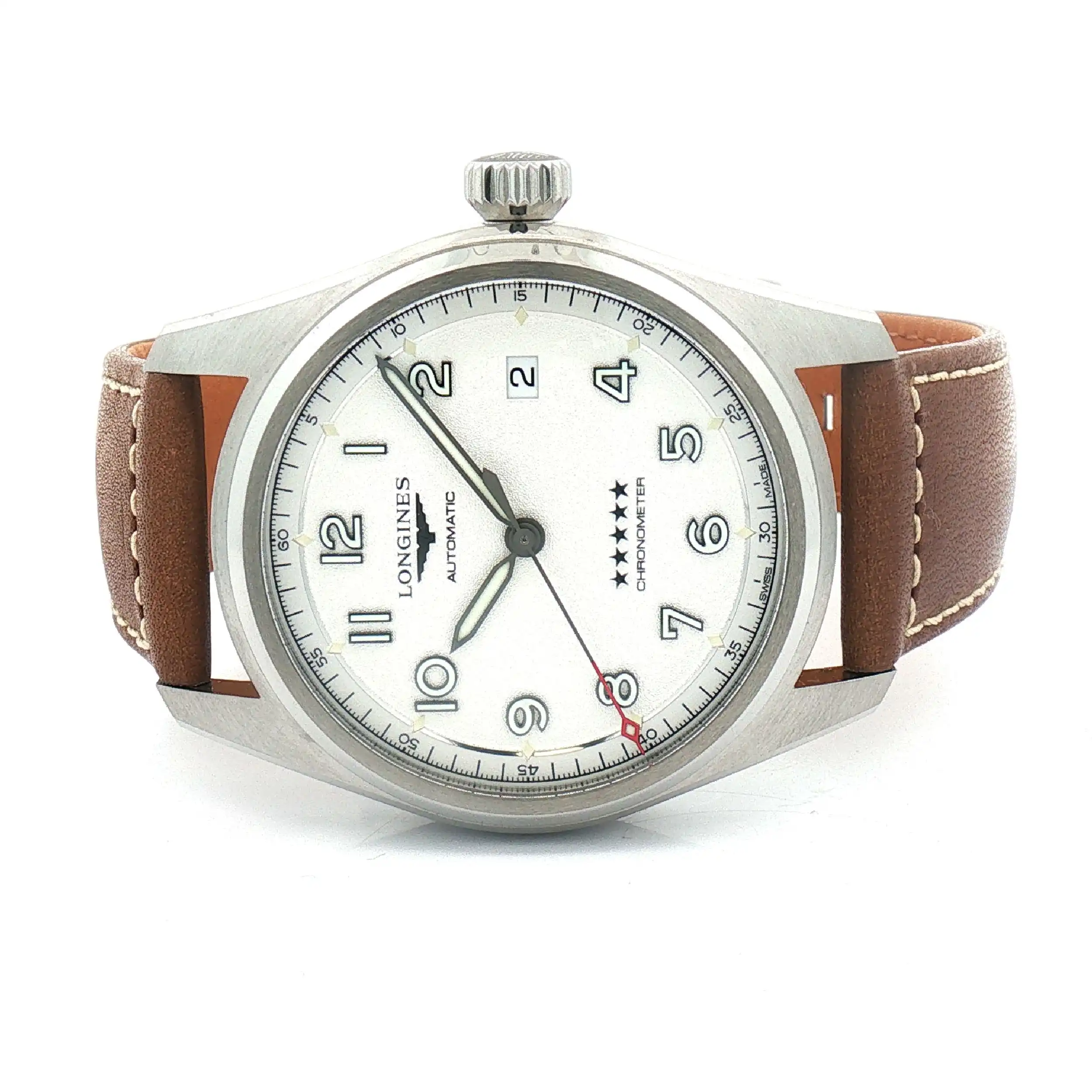 Herrenuhr Longinges Spirit Automatic Silver Dial im Full-Set