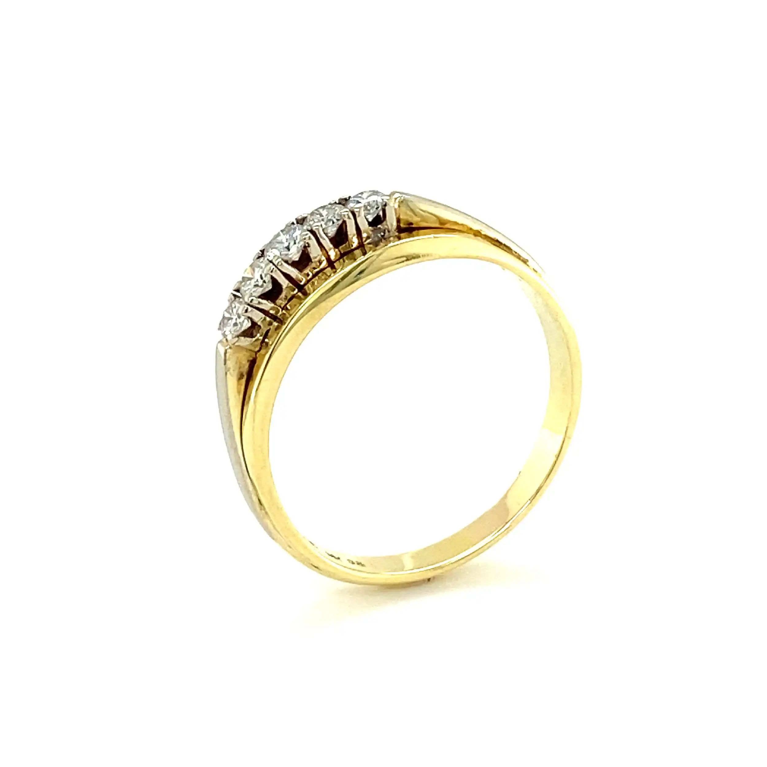 Ring Gelbgold mit Brillanten
