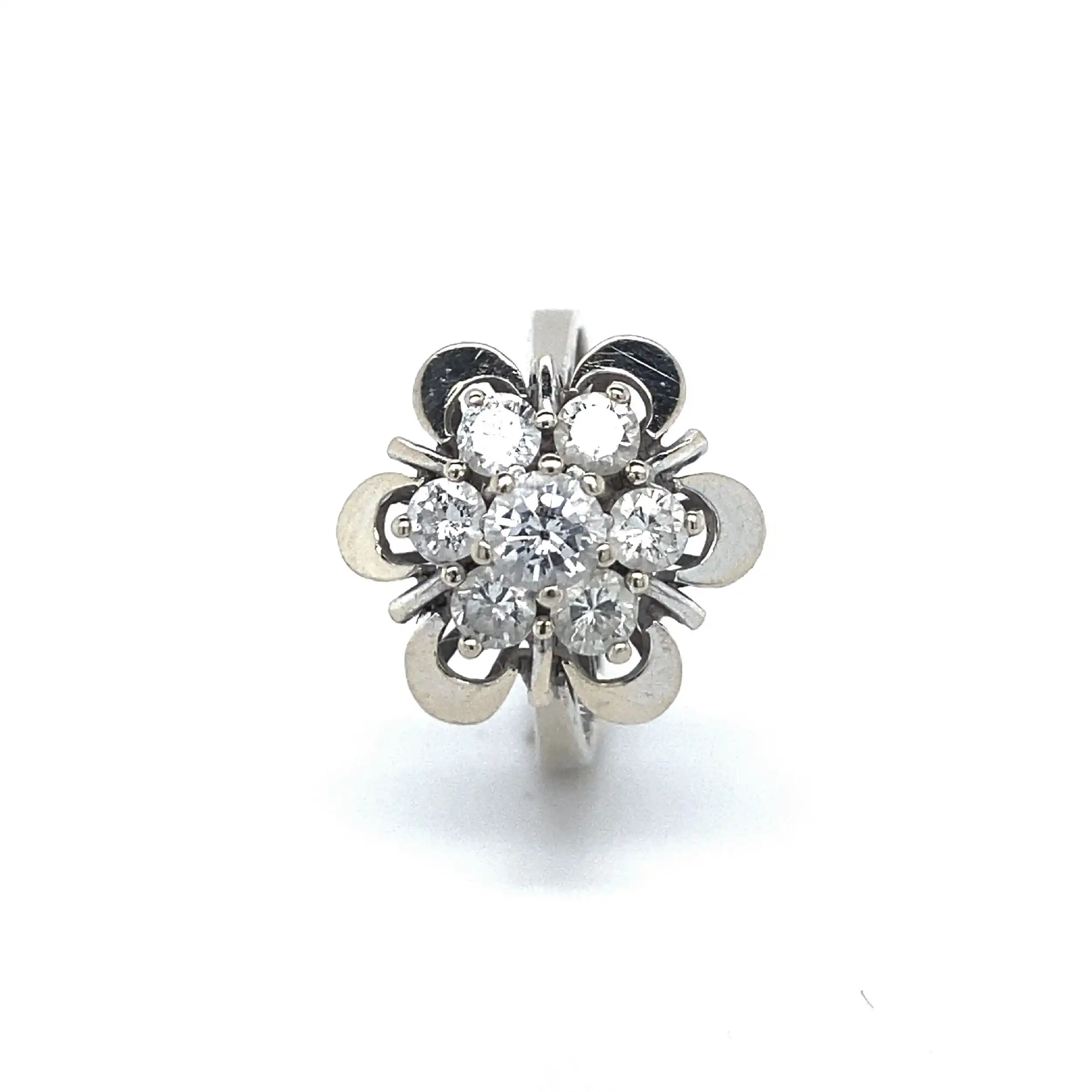 Ring Weißgold mit Brillanten Ring Weißgold mit Brillanten