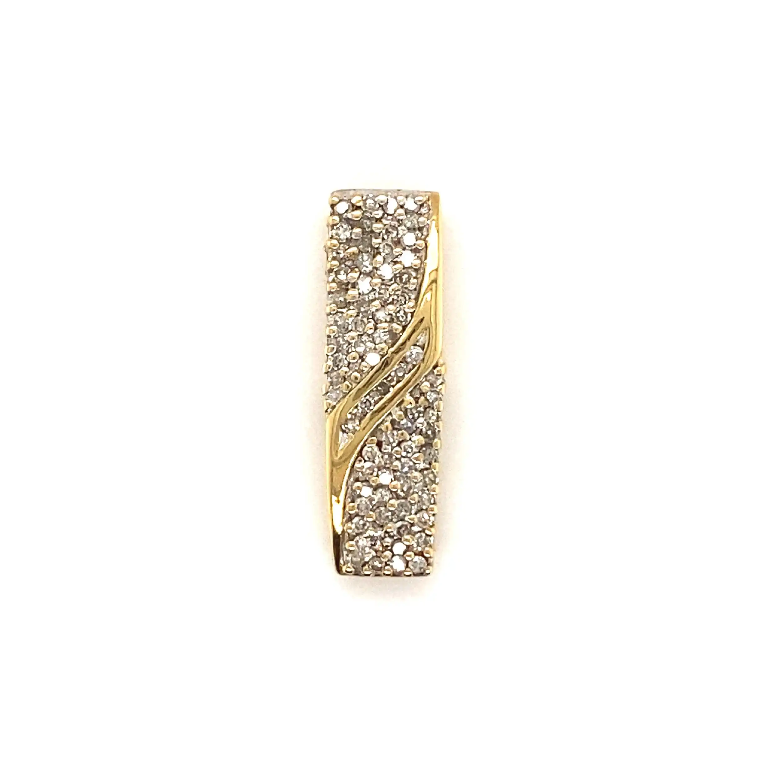 Anhänger Gelbgold mit Diamanten