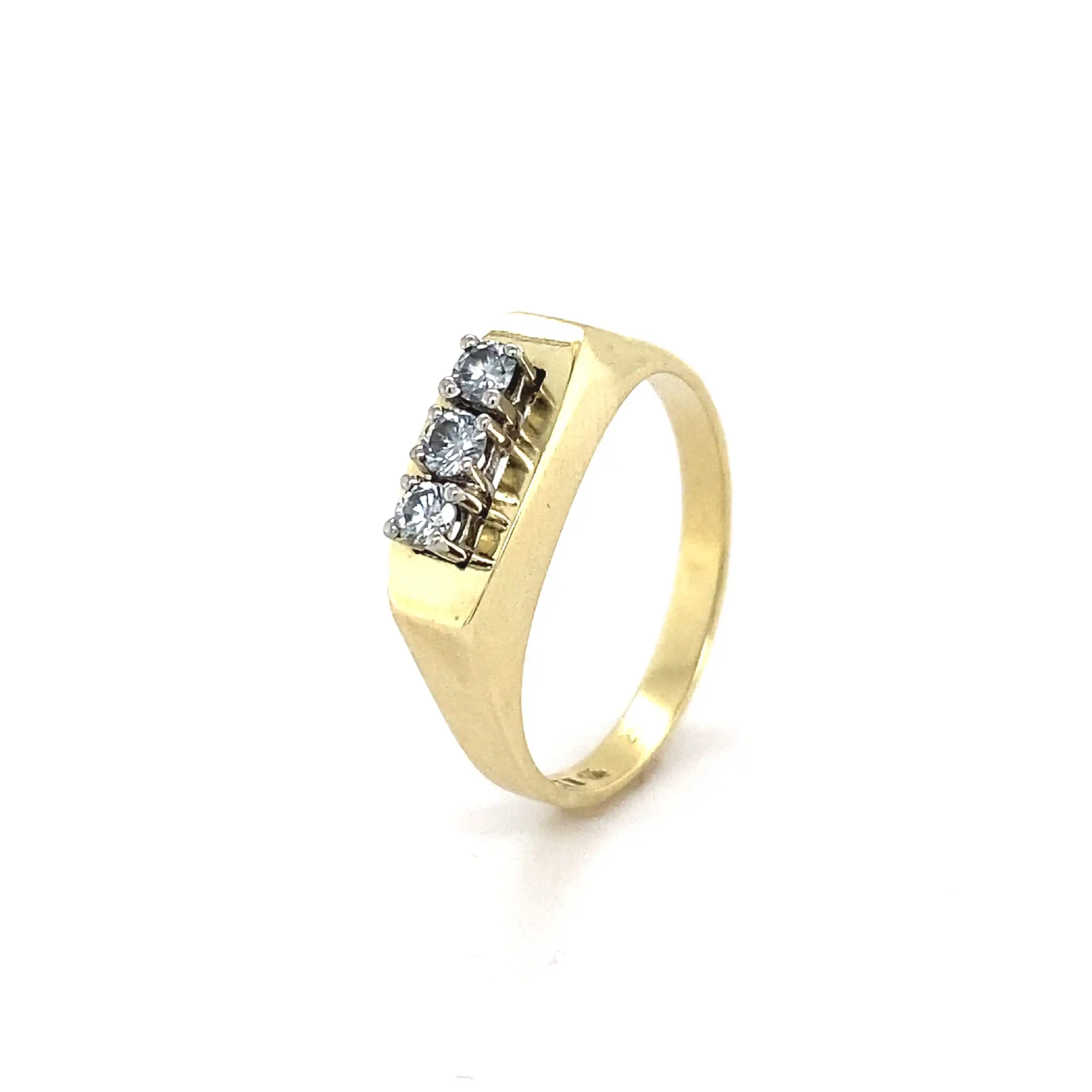 Ring Gelbgold mit Brillanten Ring Gelbgold mit Brillanten