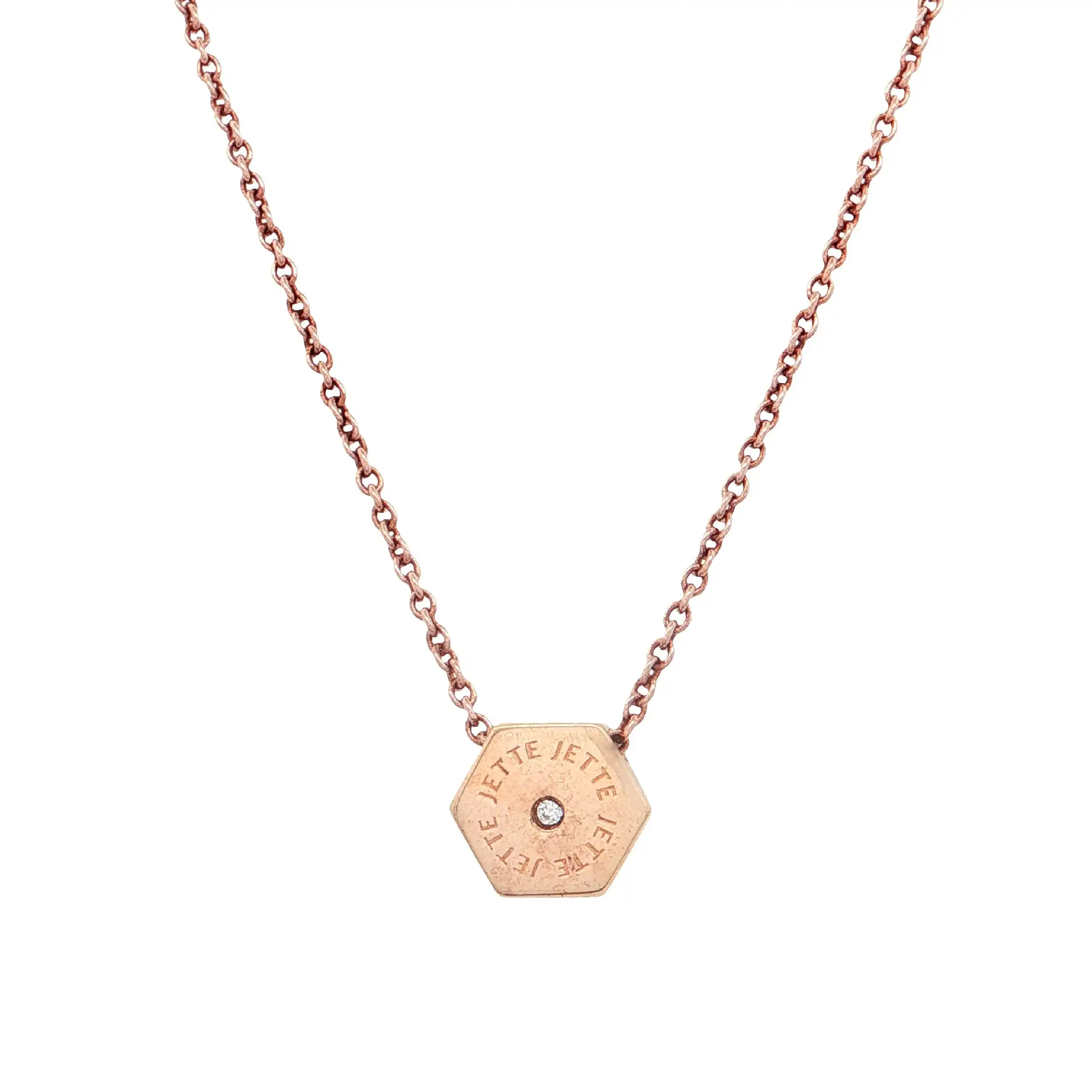 Kette mit Anhänger Silber Rosévergoldet "JETTE Kette mit Anhänger Silber Rosévergoldet "JETTE