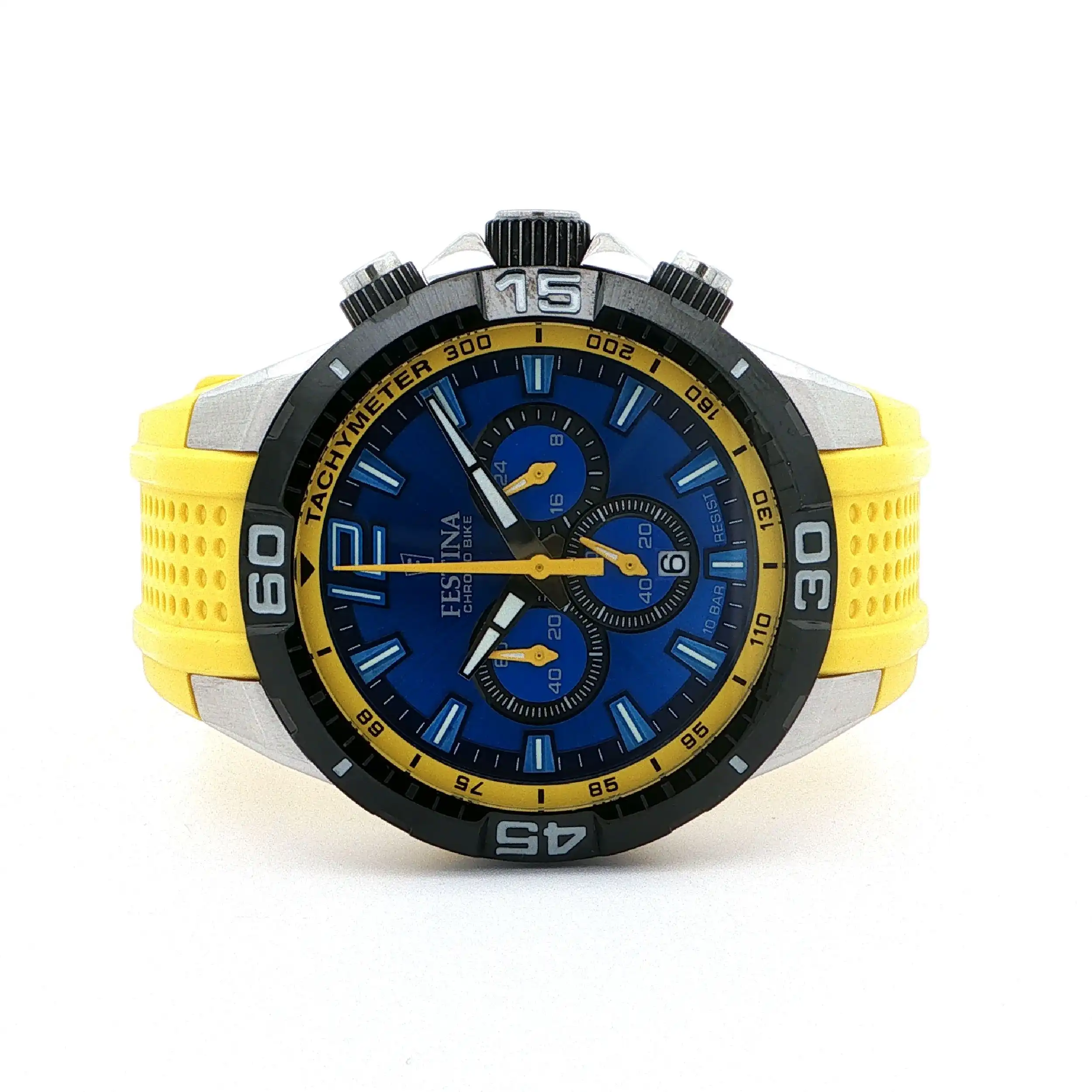 Herrenuhr Festina CHRONO BIKE mit Kautschukband (gelb)