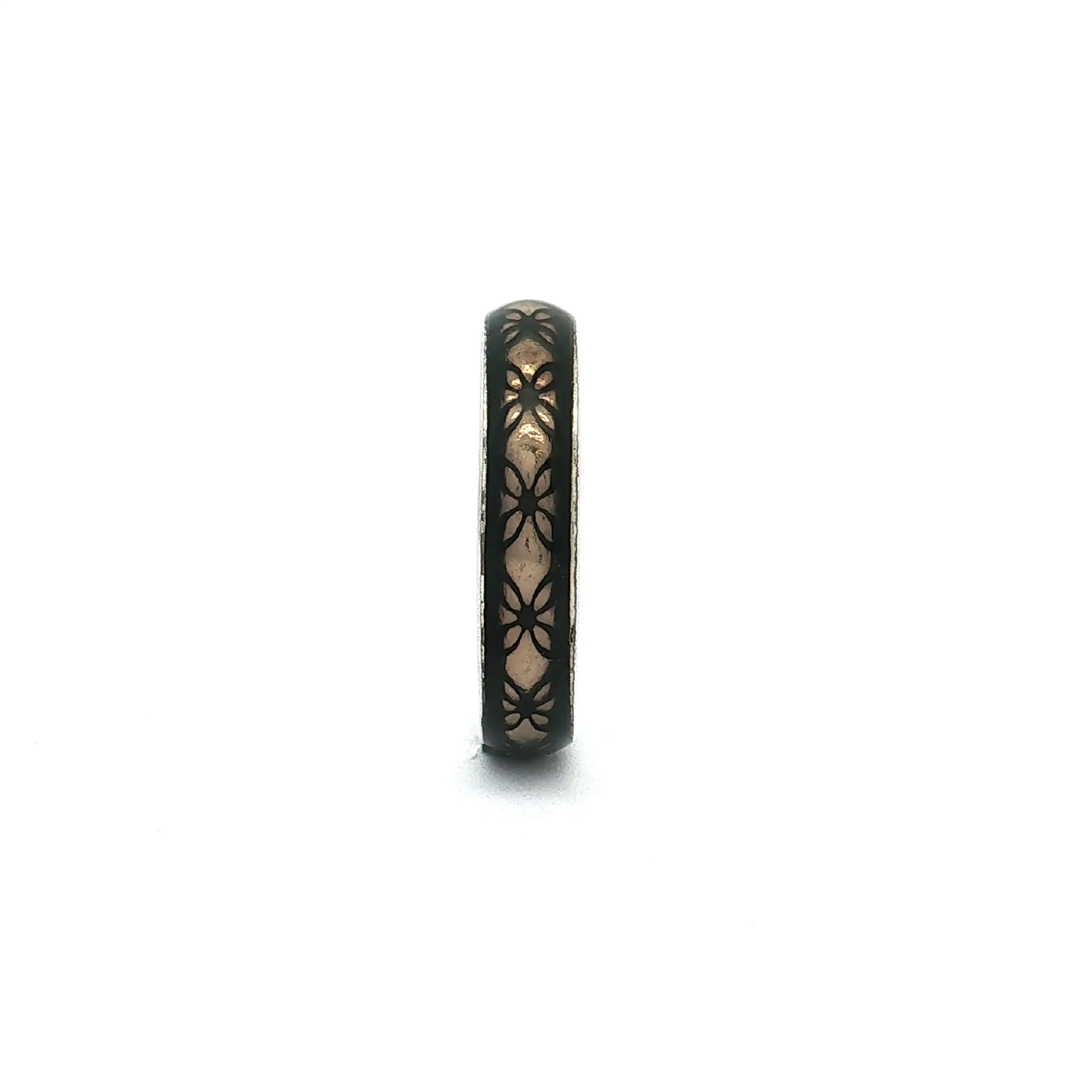 Ring Pandora graue Emaille